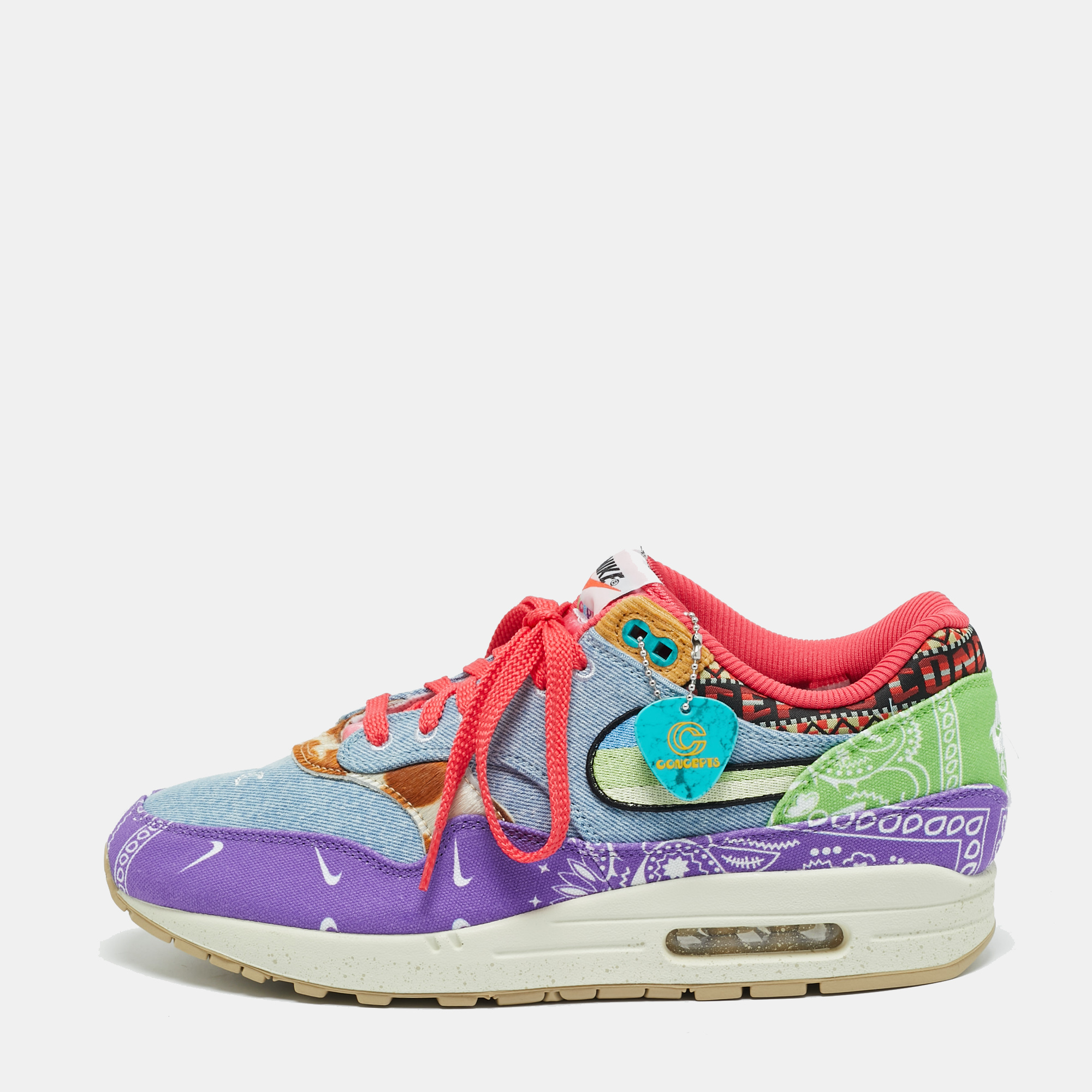 

Nike Multicolor Canvas Air Max 1 SP Concepts Far Out Sneakers Size 44.5