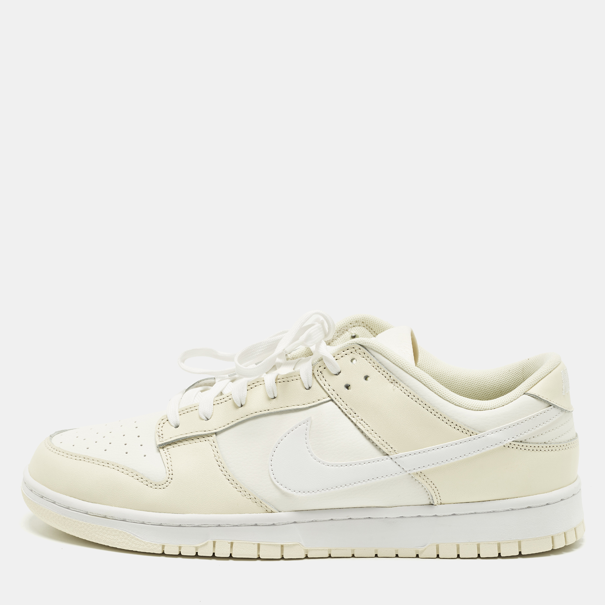 

Nike Dunk Low Retro Coconut Milk Size 47.5 Cream/Off White Leather Low Top Sneakers