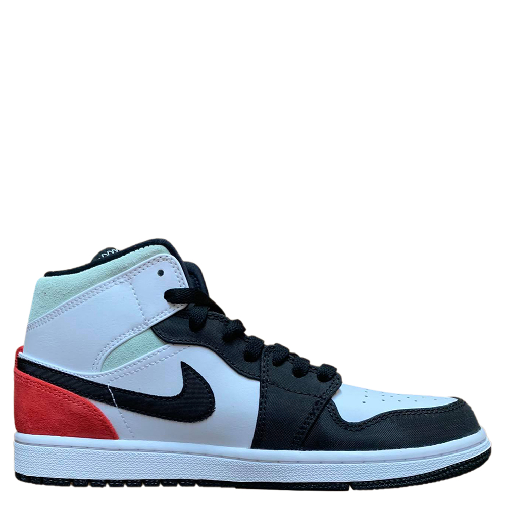 

Nike Jordan 1 Mid Union Red Sneakers Size, Multicolor