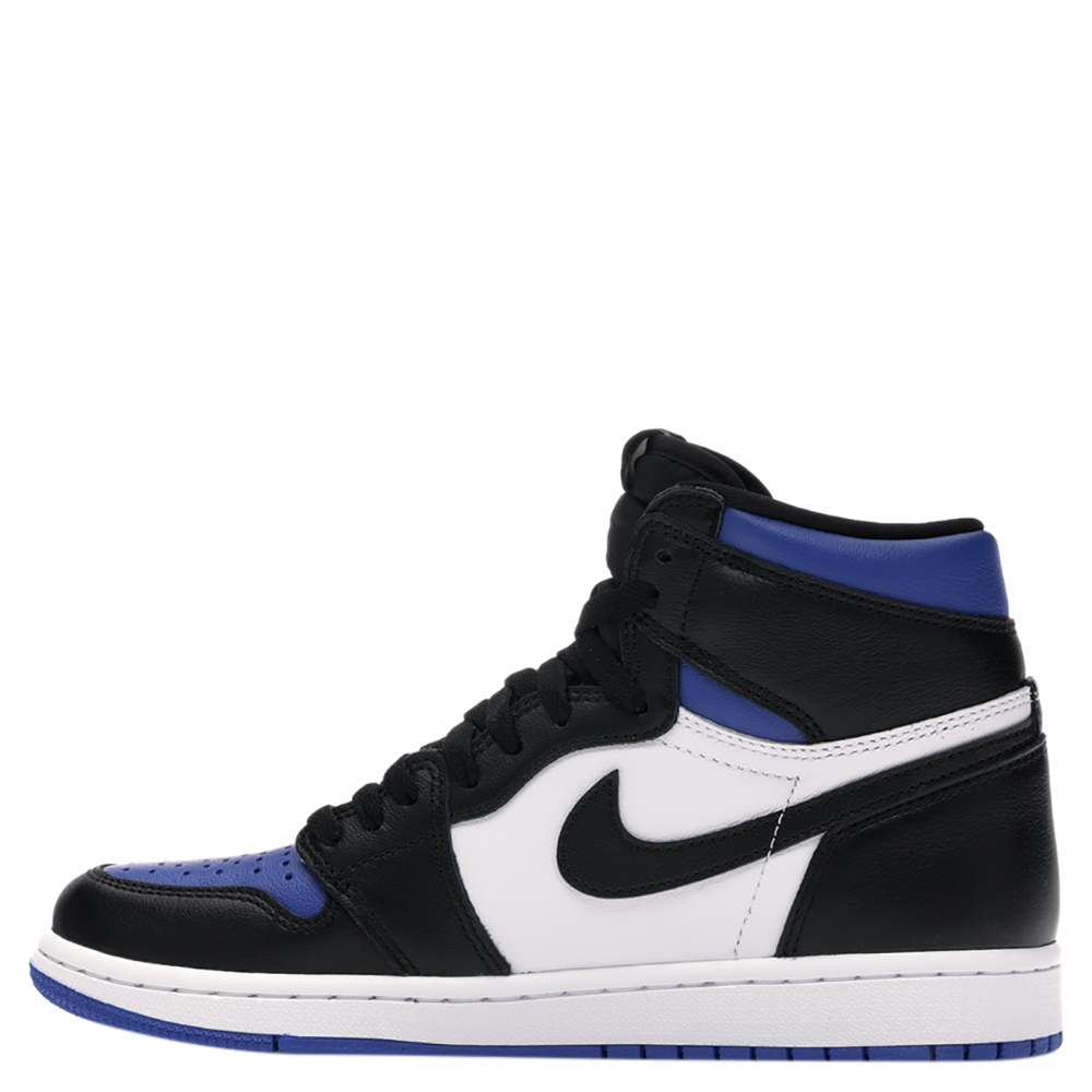 

Nike Jordan 1 High Royal Toe Sneakers Size EU  US 12, Blue