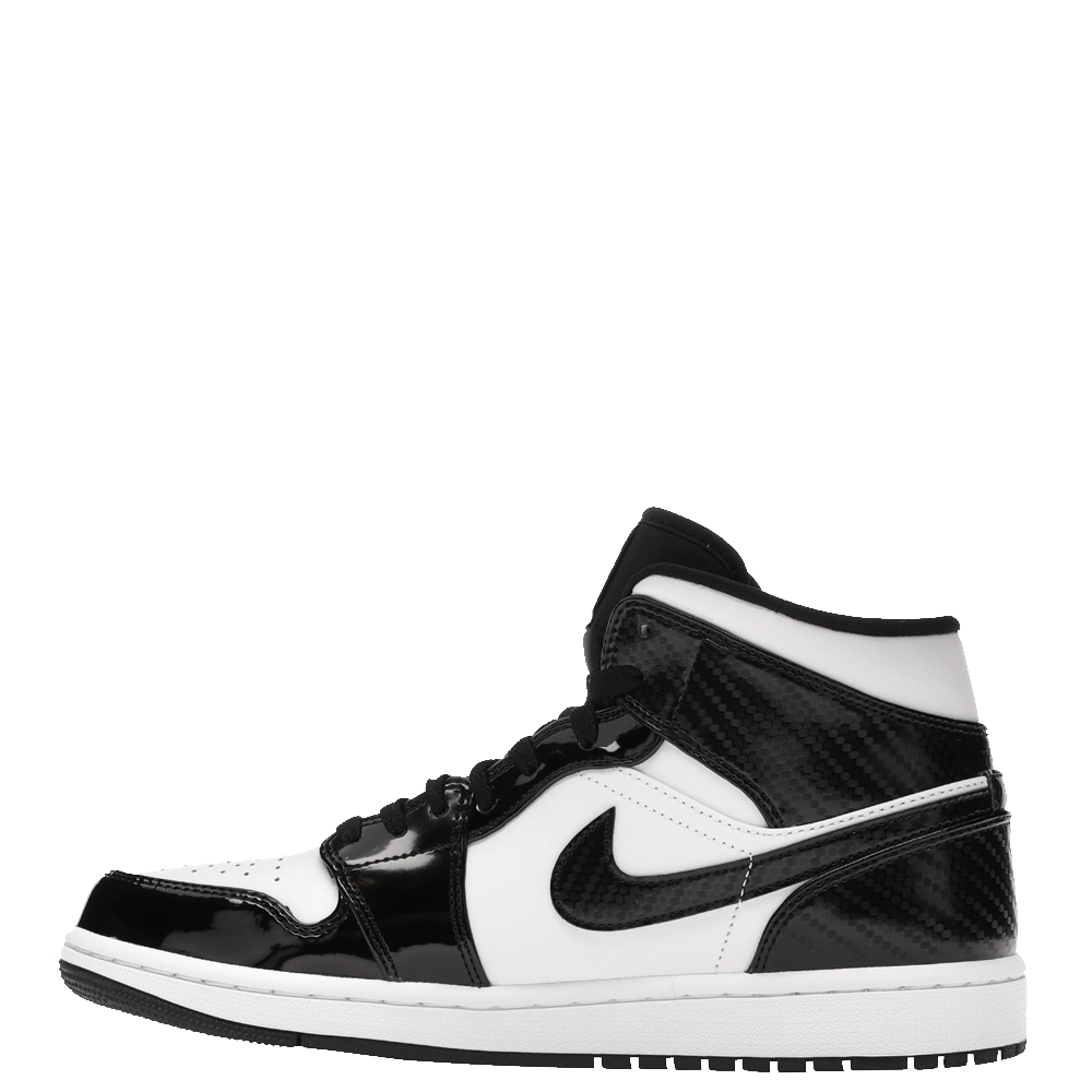 Pre-owned Nike Jordan 1 Mid Carbon Fiber All-star Sneakers Size Eu 44 (us 10) In Multicolor