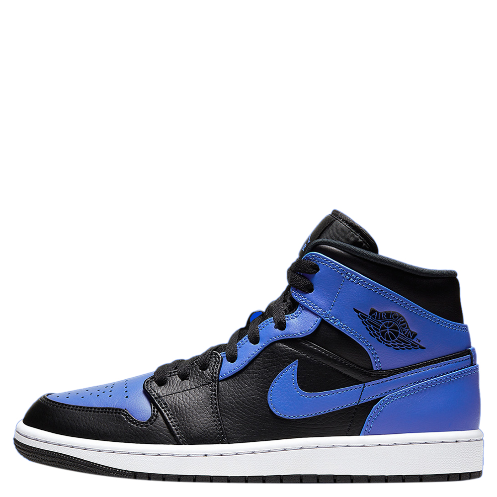 Pre-owned Nike Jordan 1 Mid Royal Sneakers Size Eu 43 (us 9.5) In Blue