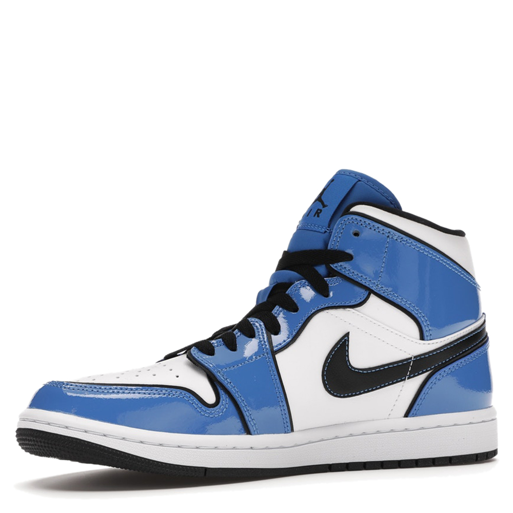 

Nike Jordan 1 Mid Signal Blue Sneakers Size EU  (US 11