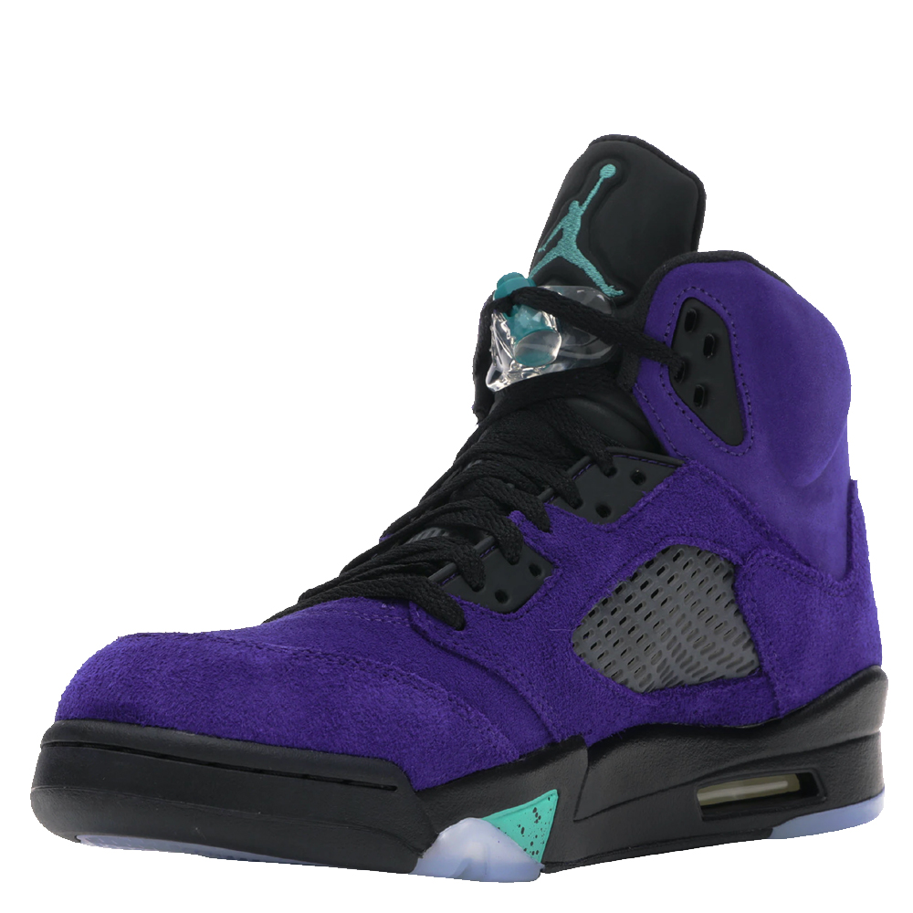 

Nike Jordan 5 Retro Alternate Grape Sneakers Size EU  (US 9, Multicolor