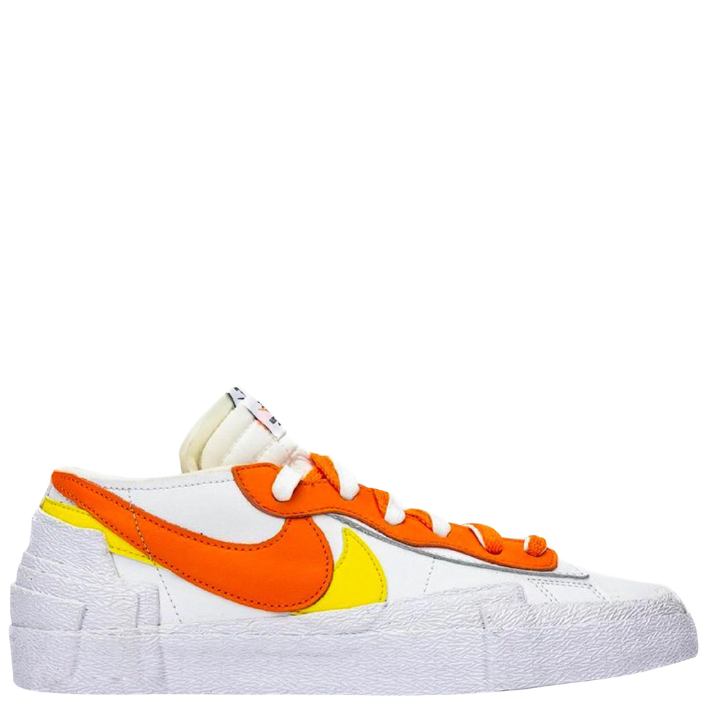 

Nike Sacai Blazer Low White Magma Orange Sneakers Size US 9 (EU