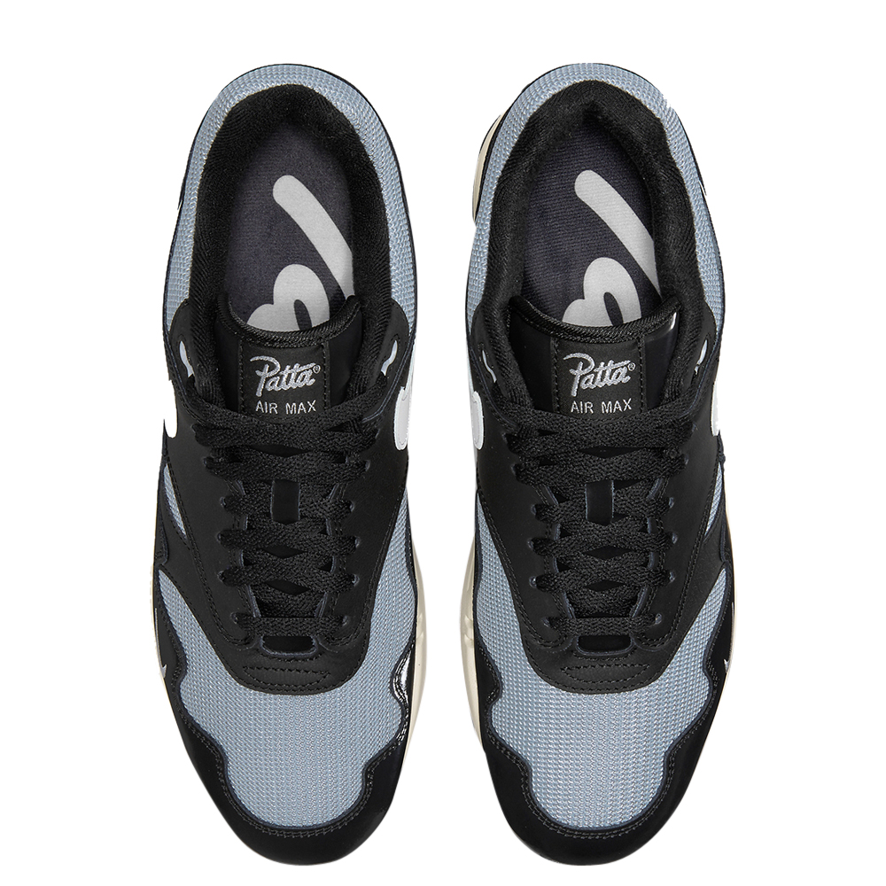 

Nike Air Max 1 Patta Waves Black Sneakers Size US 6.5 (EU, Multicolor