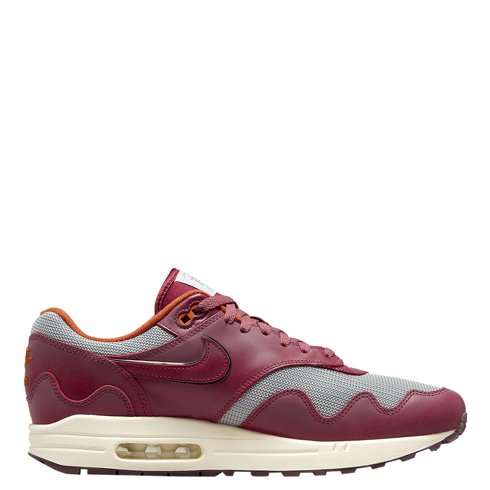 

Nike Air Max 1 Patta Waves Rush Maroon Sneakers Size US 9.5 (EU, Multicolor