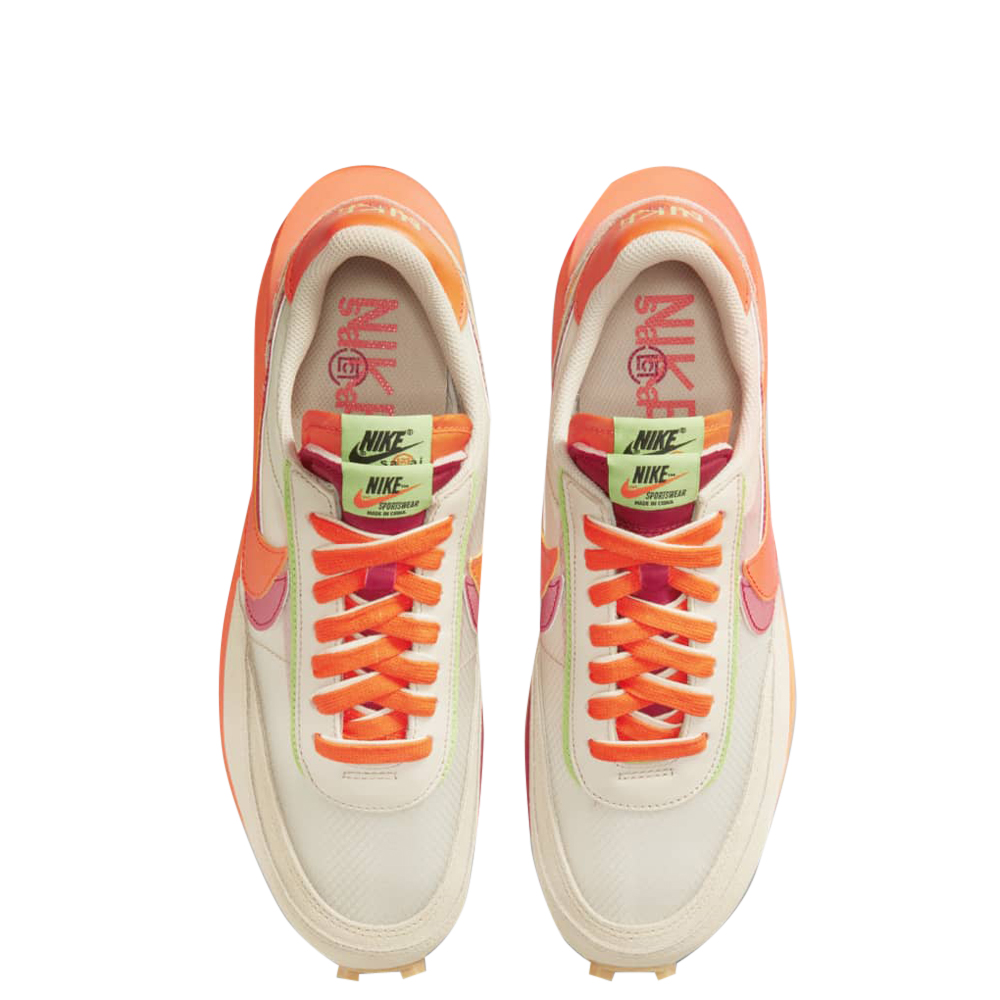 

Nike Sacai Waffle CLOT Net Orange Blaze Sneakers Size US 10 (EU, Multicolor
