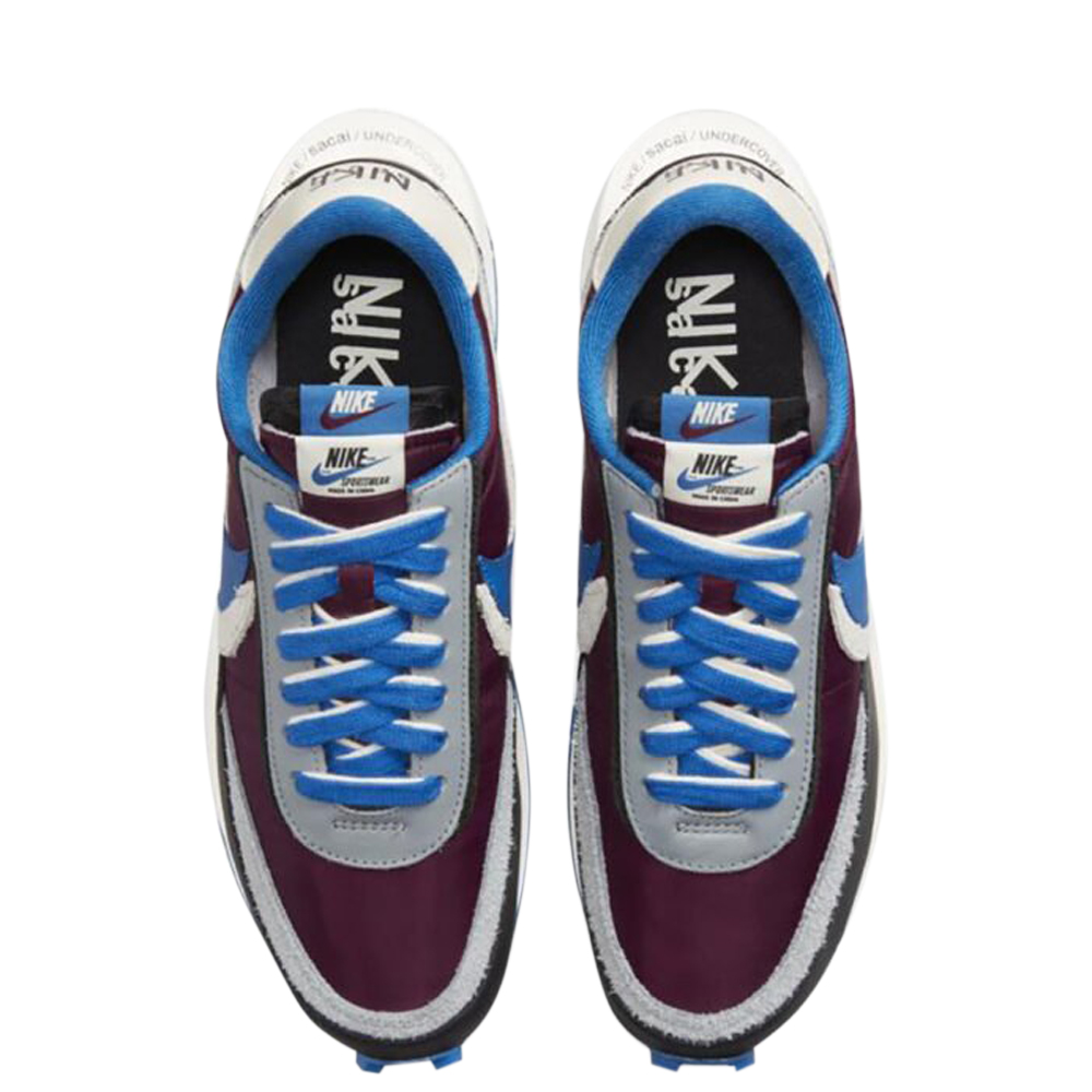 

Nike Sacai Waffle Undercover Night Maroon Sneakers Size US 7.5 (EU, Multicolor