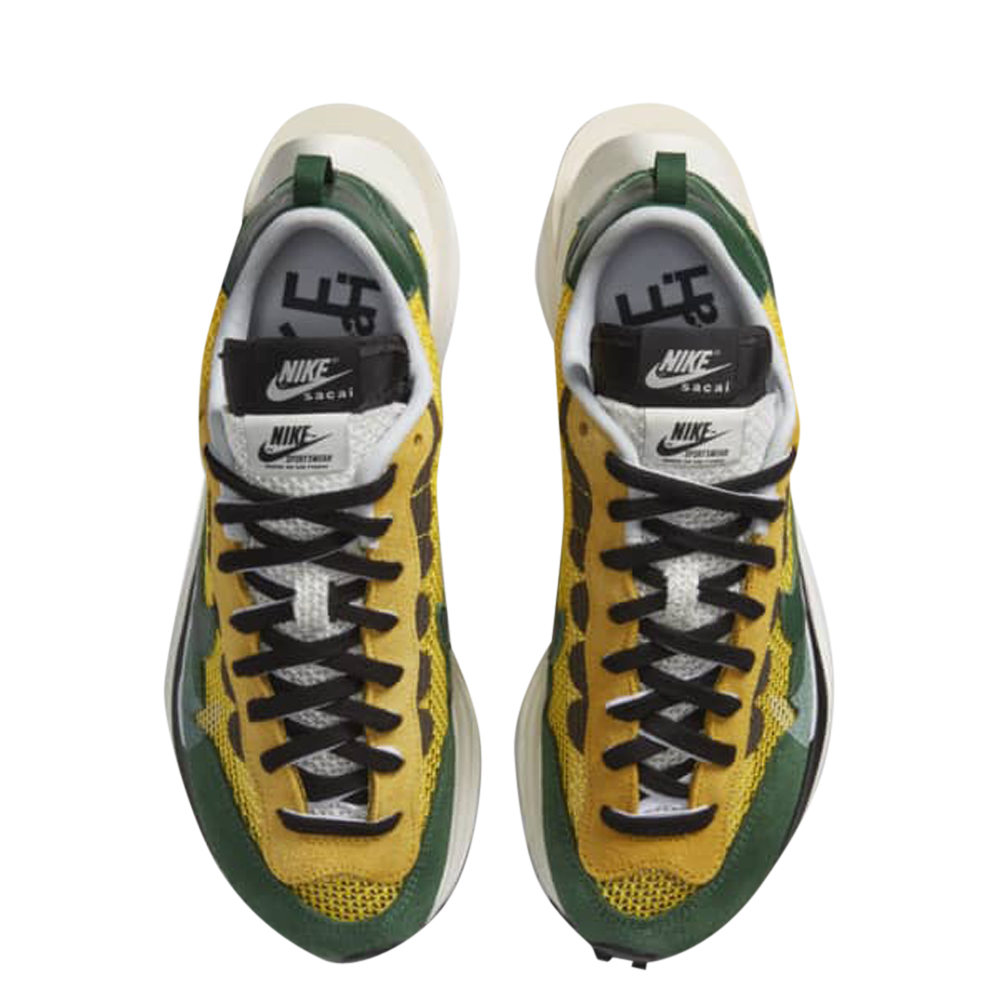 

Nike Sacai Vaporwaffle Green/Yellow Sneakers Size US 5.5 (EU