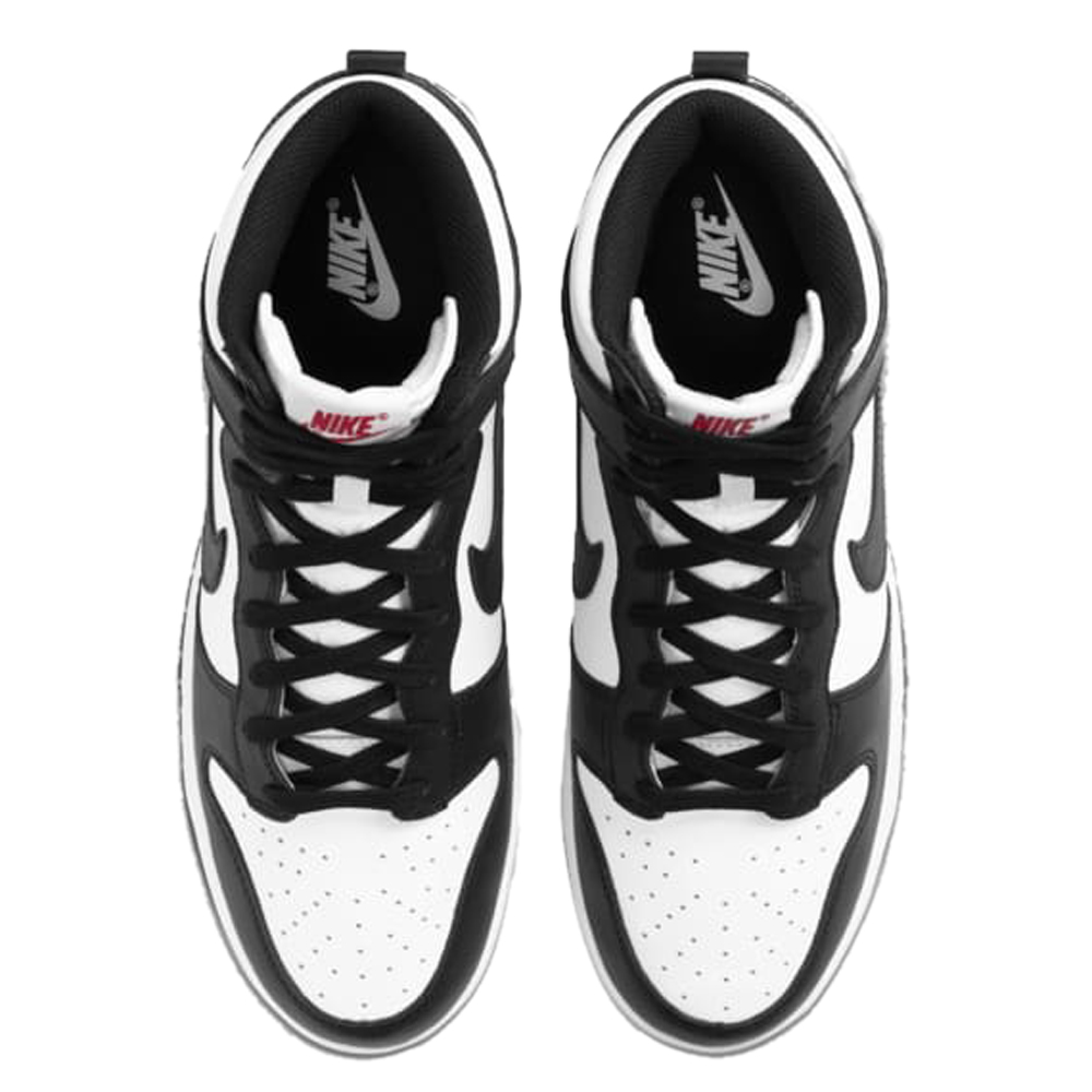 

Nike Dunk High White Black Sneakers Size US 11.5 (EU, Multicolor