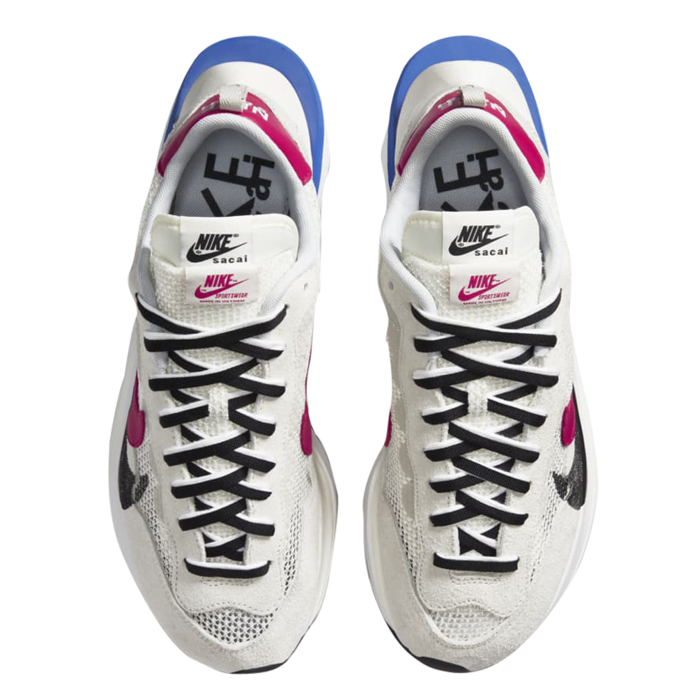 

Nike Sacai Vaporwaffle Sport Fuchsia Game Royal Sneakers Size US 8 (EU, Multicolor