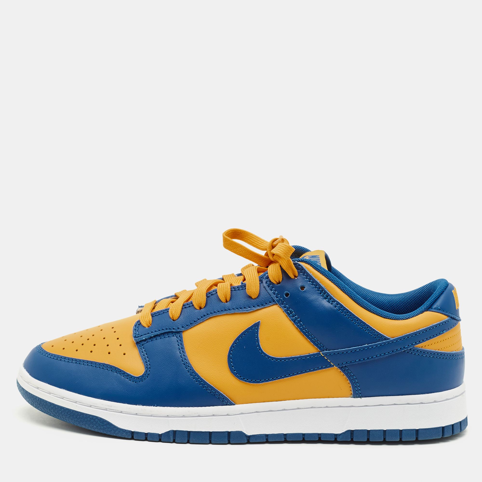 

Nike Dunk UCLA Size 46 Blue/Yellow Leather Low Top Sneakers
