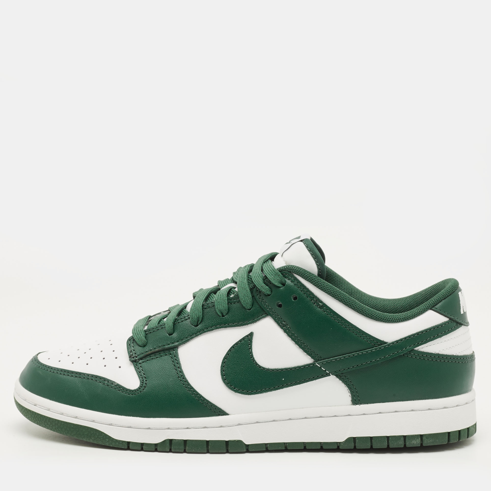 

Nike Dunk Michigan State Size 46 Green/White Leather Low Top Sneakers