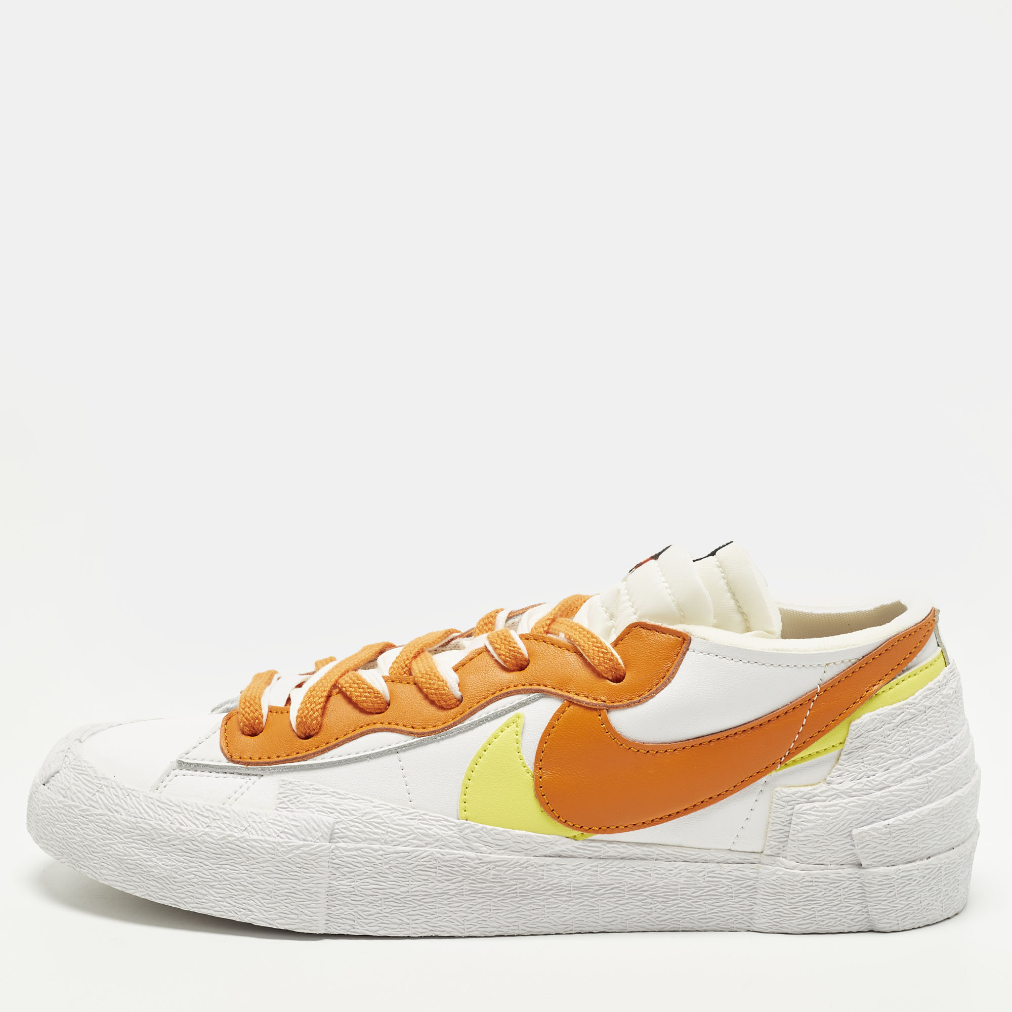 

Nike x Sacai Blazer White Magma Orange Size 45 Multicolor Leather Low Top Sneakers