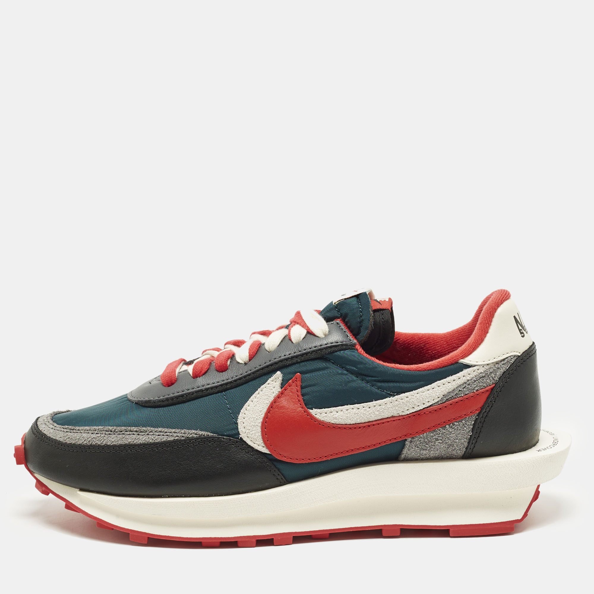 

Nike x Sacai x Undercover LD Waffle Midnight Spruce University Red Size 45 Multicolor Leather and Nylon Low Top Sneakers