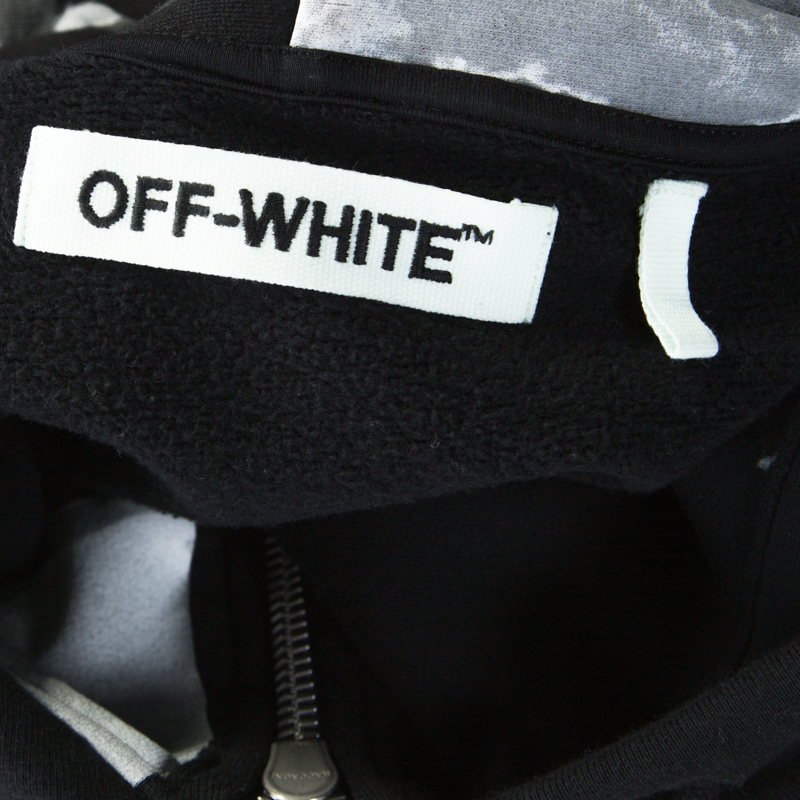 off white hoodie label