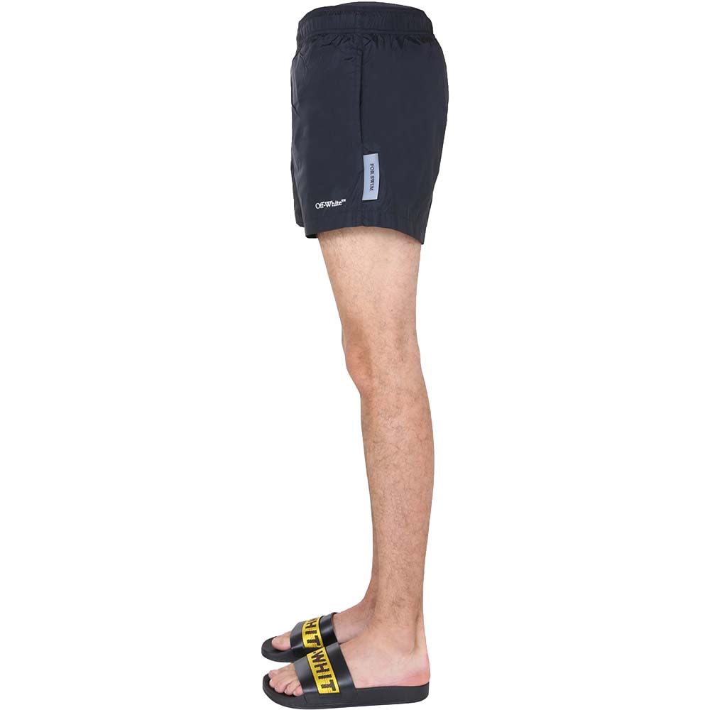 

Off-White Black Bermuda Shorts Size