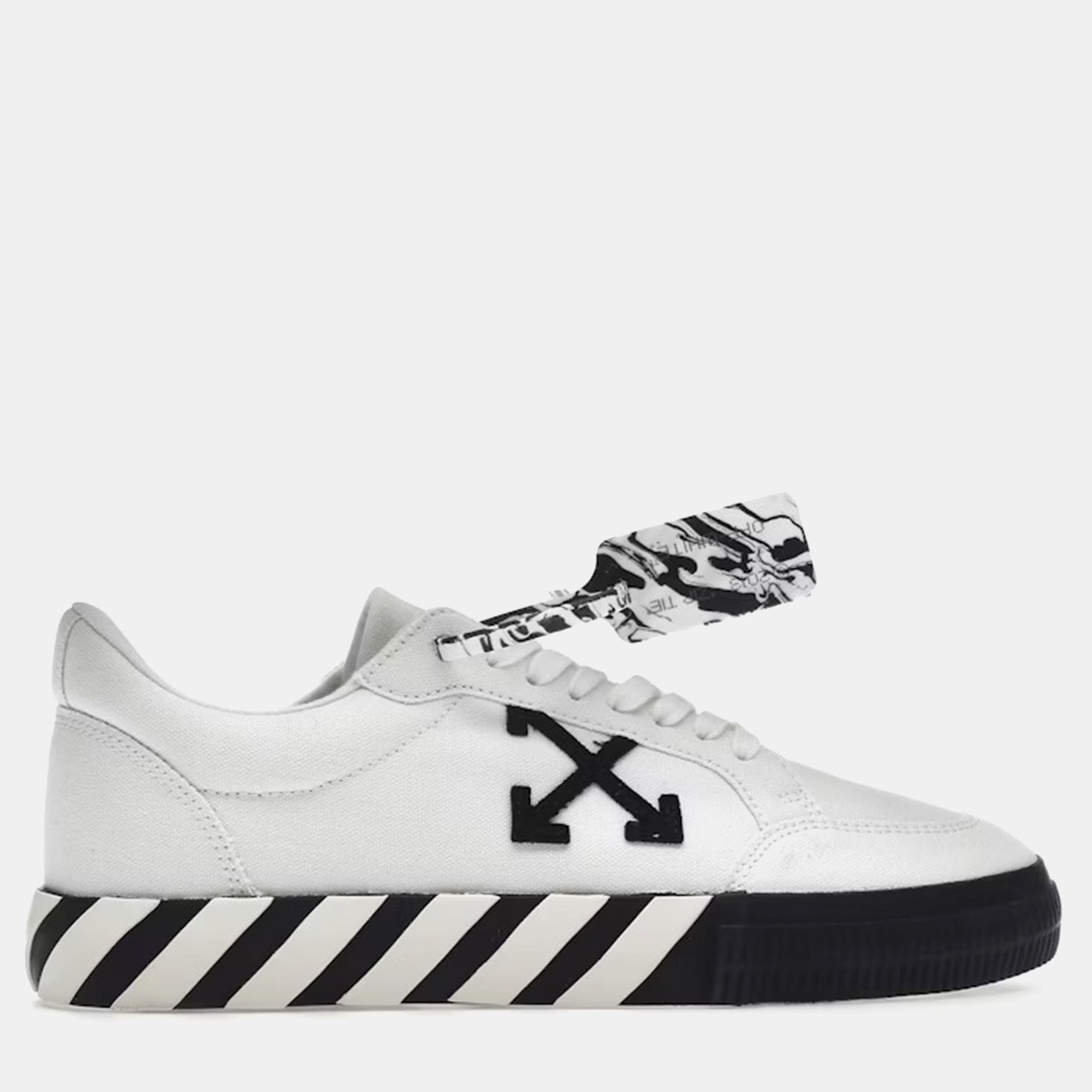 

Off-White White/Black Vulcanized Low Sneaker Size EU