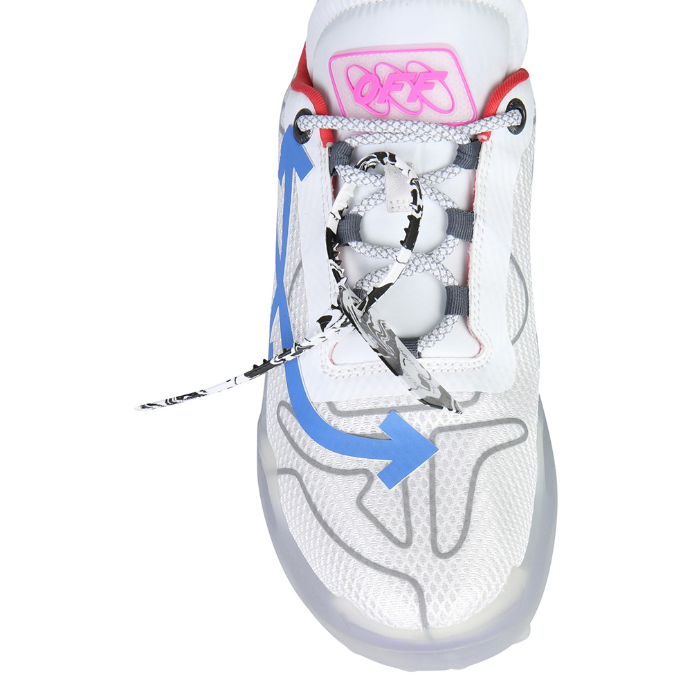 

Off-White White/Multicolor Leather/Suede Trim Odsy Chunky Sneakers IT