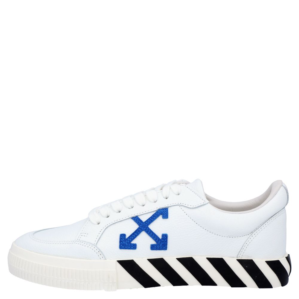 

Off-White White Leather Vulc Low Sneakers Size EU