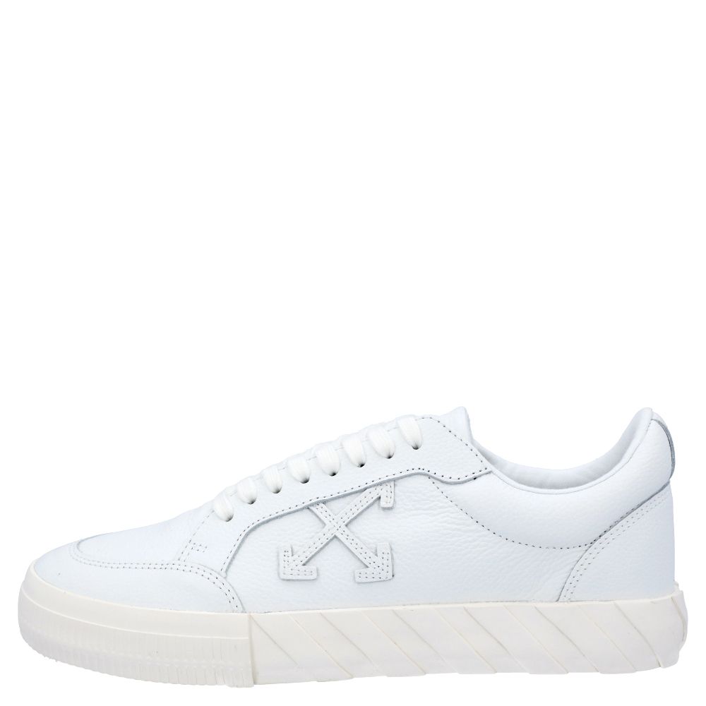 

Off-White White Leather Vulc Low Sneakers Size EU