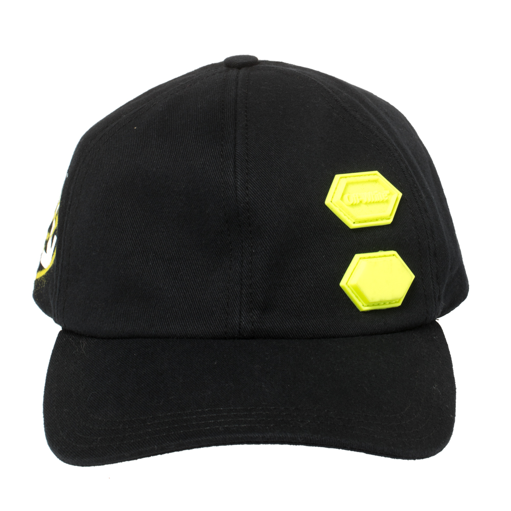 

Off-White Black Fabric Baseball Cap