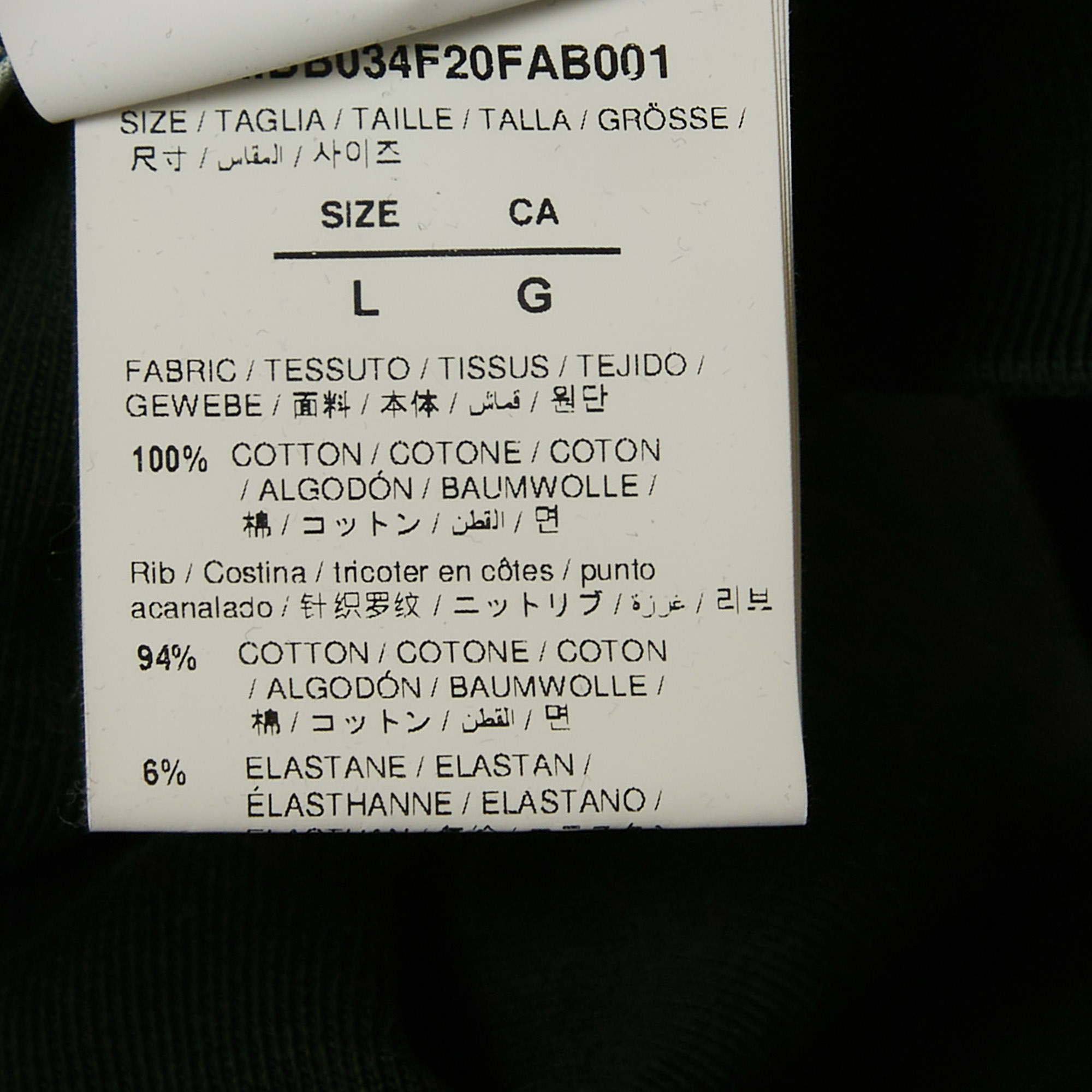Off-White Black Faded Vintage Print Cotton Print Hoodie L 