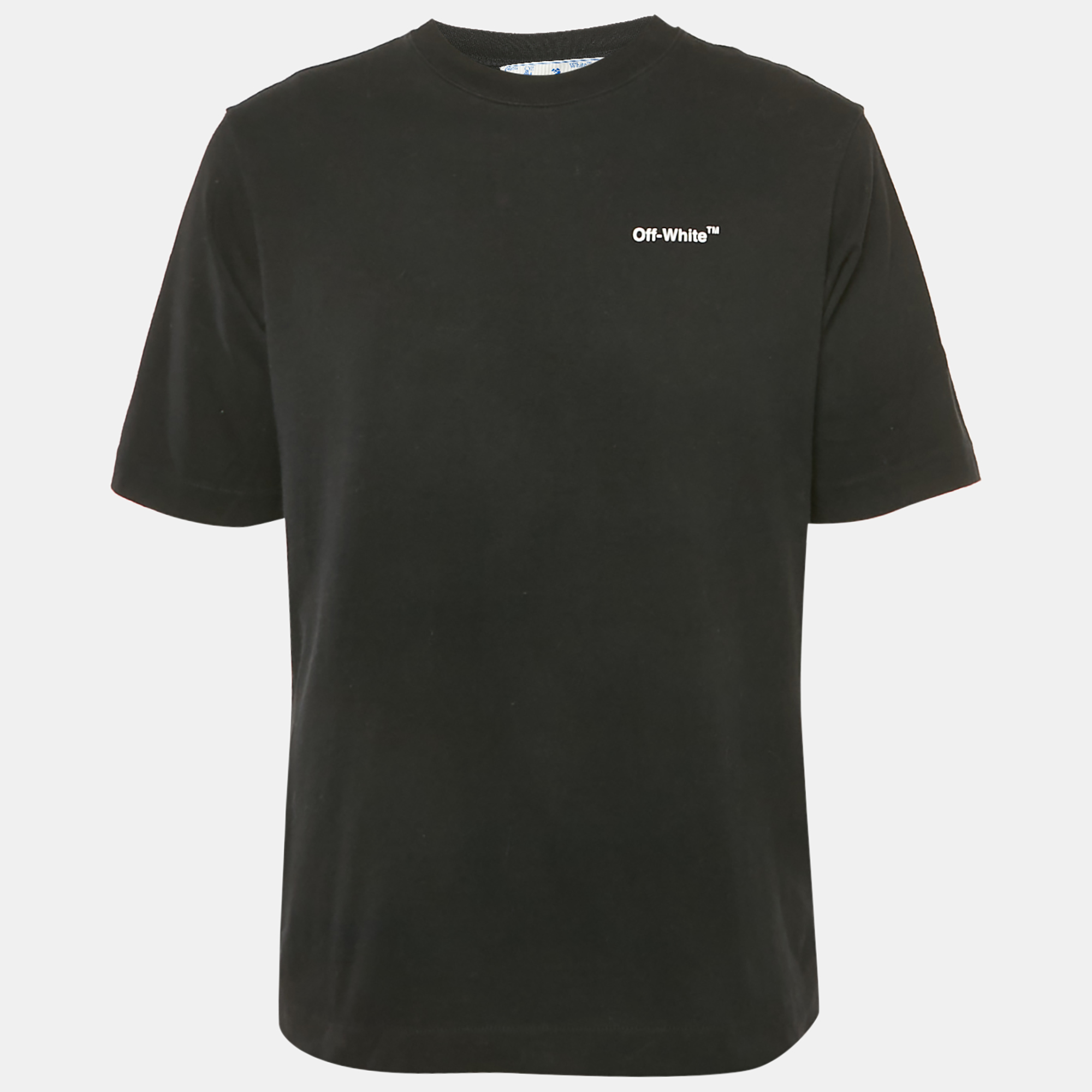 

Off-White Black Caravaggio Crowing Cotton Jersey T-Shirt S