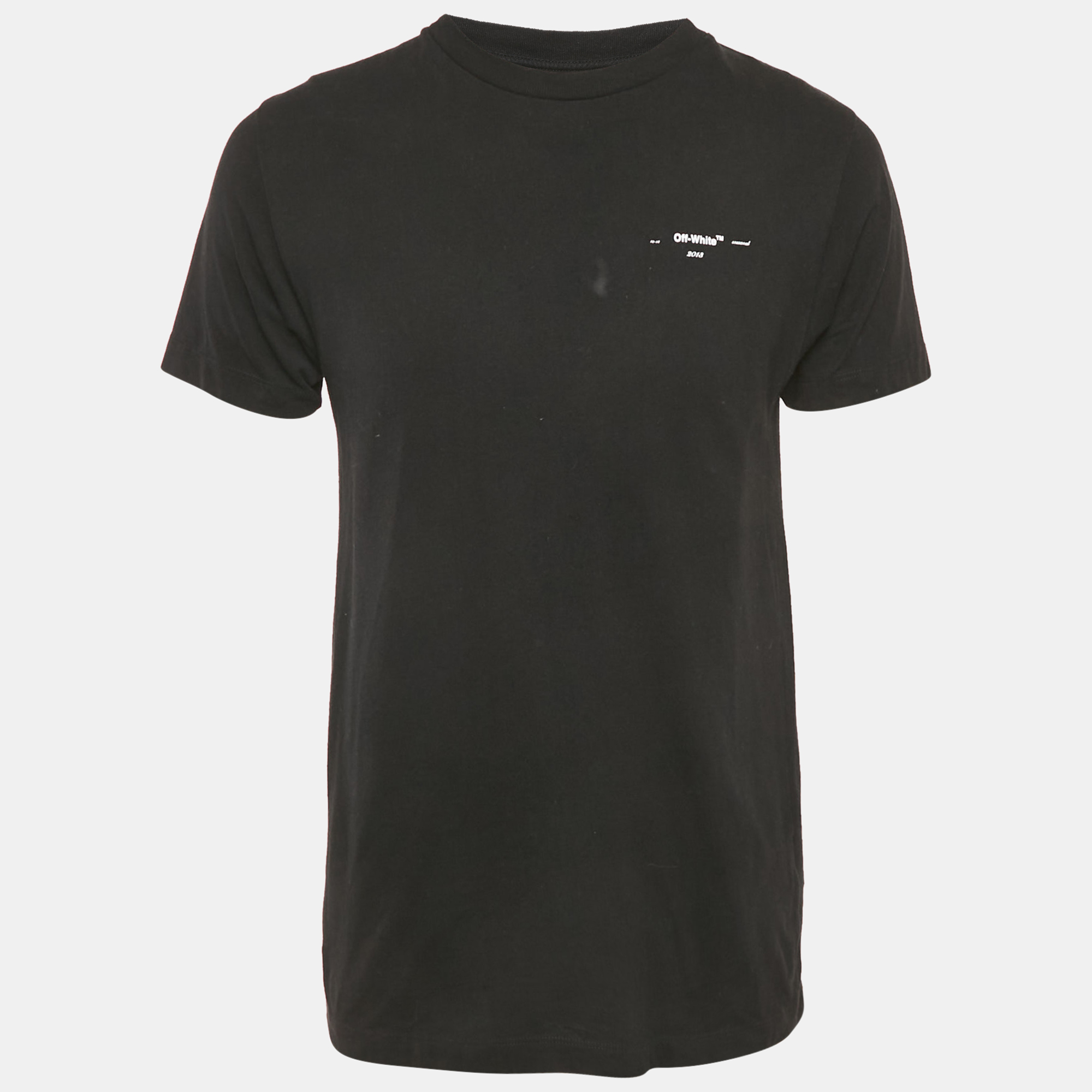 

Off-White Black Cotton Knit T-Shirt S