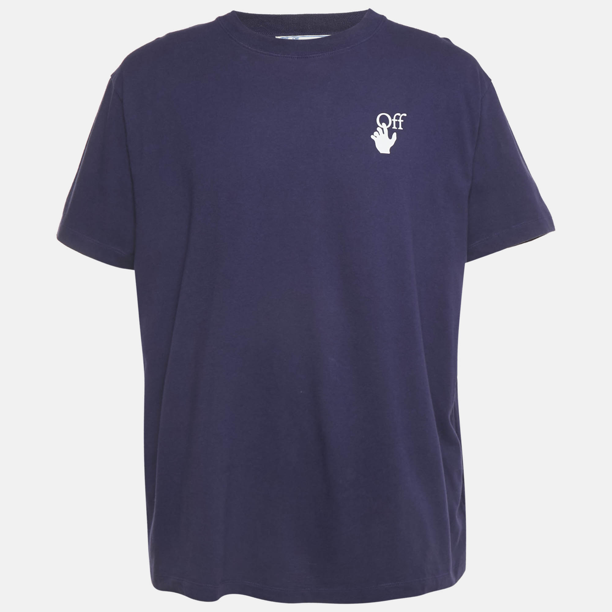 

Off-White Purple Arrow Print Jersey T-Shirt S