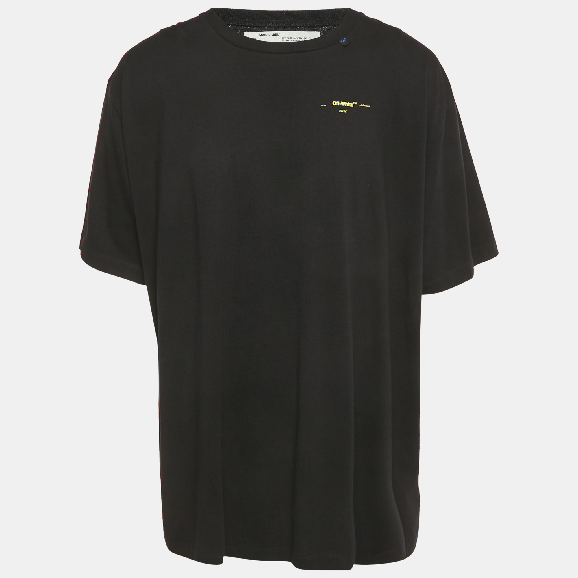 

Off-White Black Acrylic Arrow Print Cotton T-Shirt L