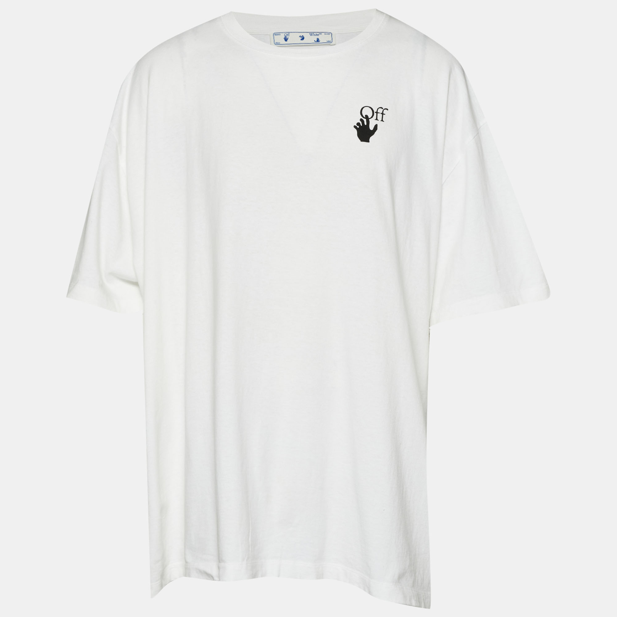 

Off-White White Marker Arrows Printed Cotton Knit T-Shirt XXL