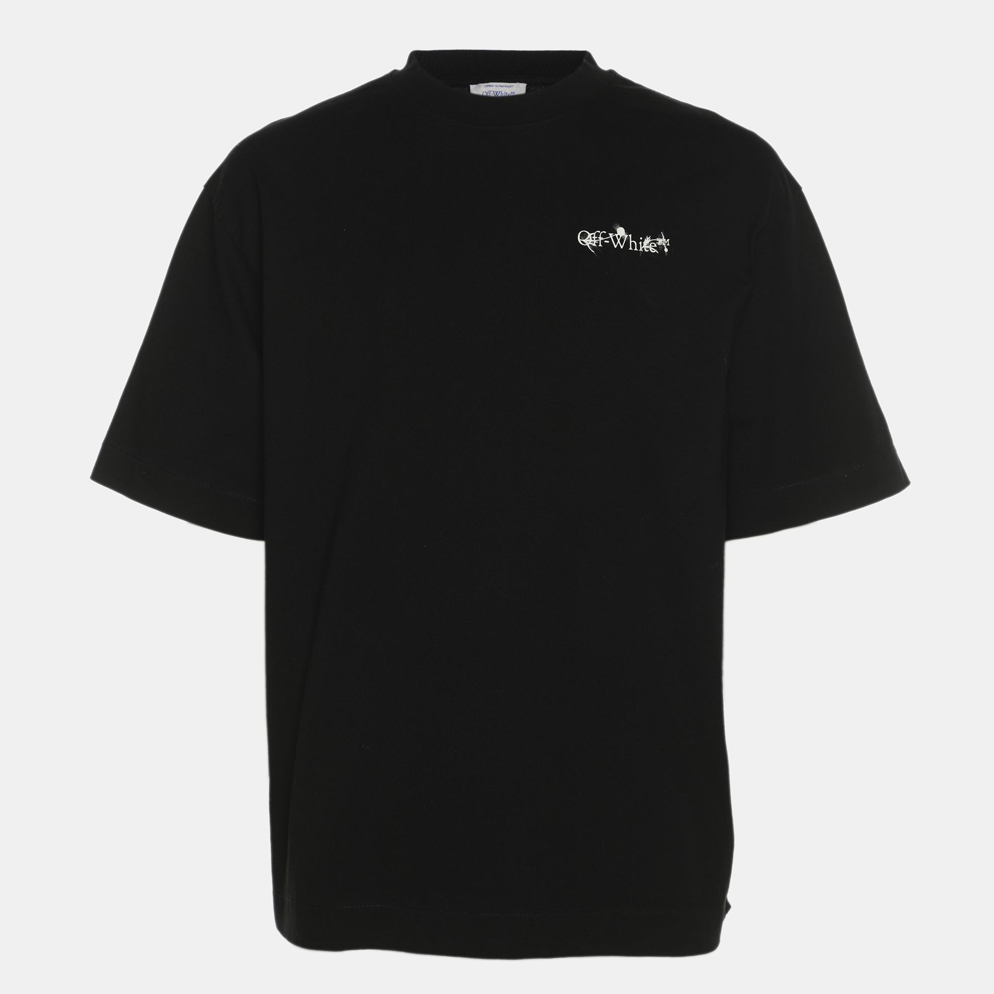 

Off-White Black Logo Print Jersey T-Shirt S