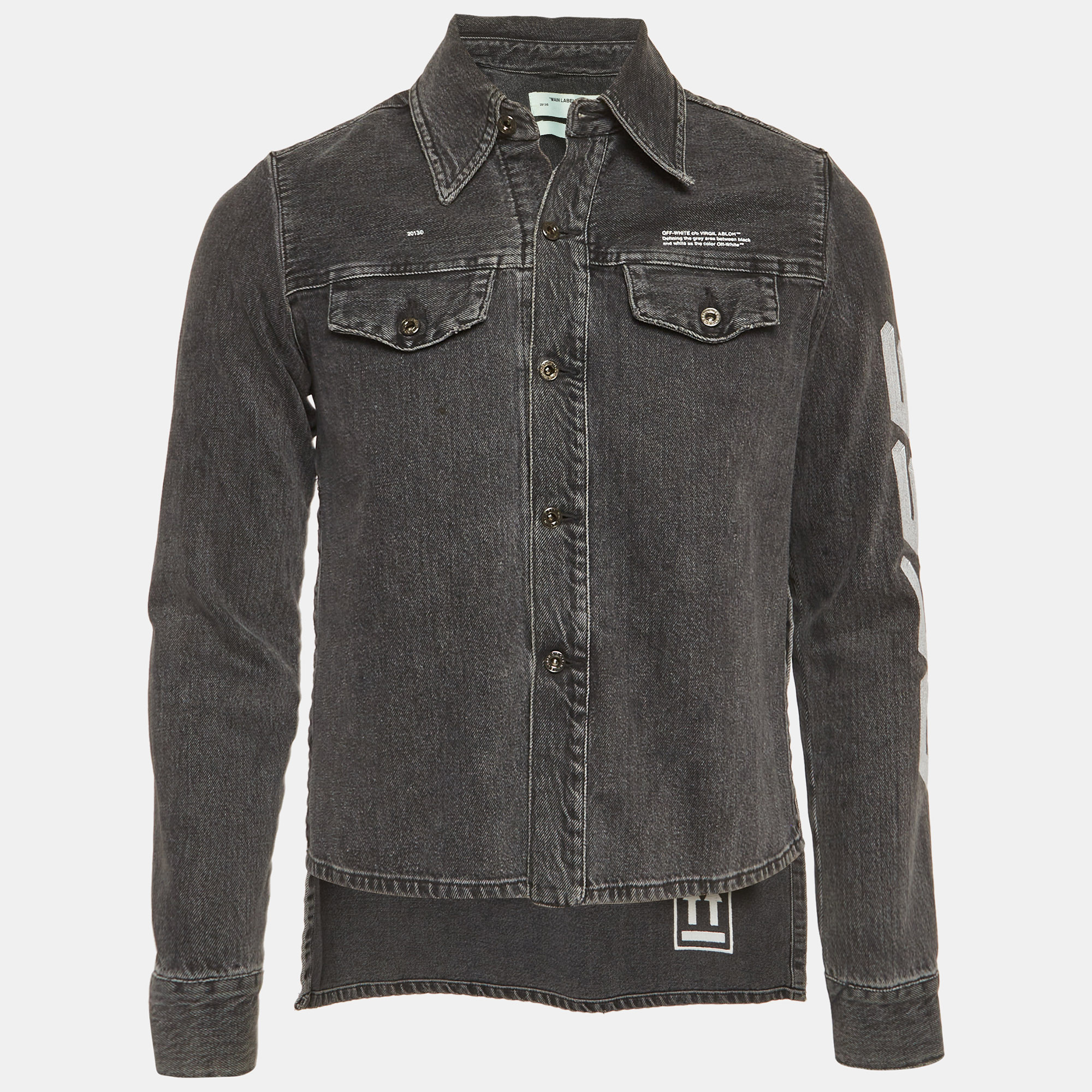 

Off-White Grey Denim Jacket XXXS