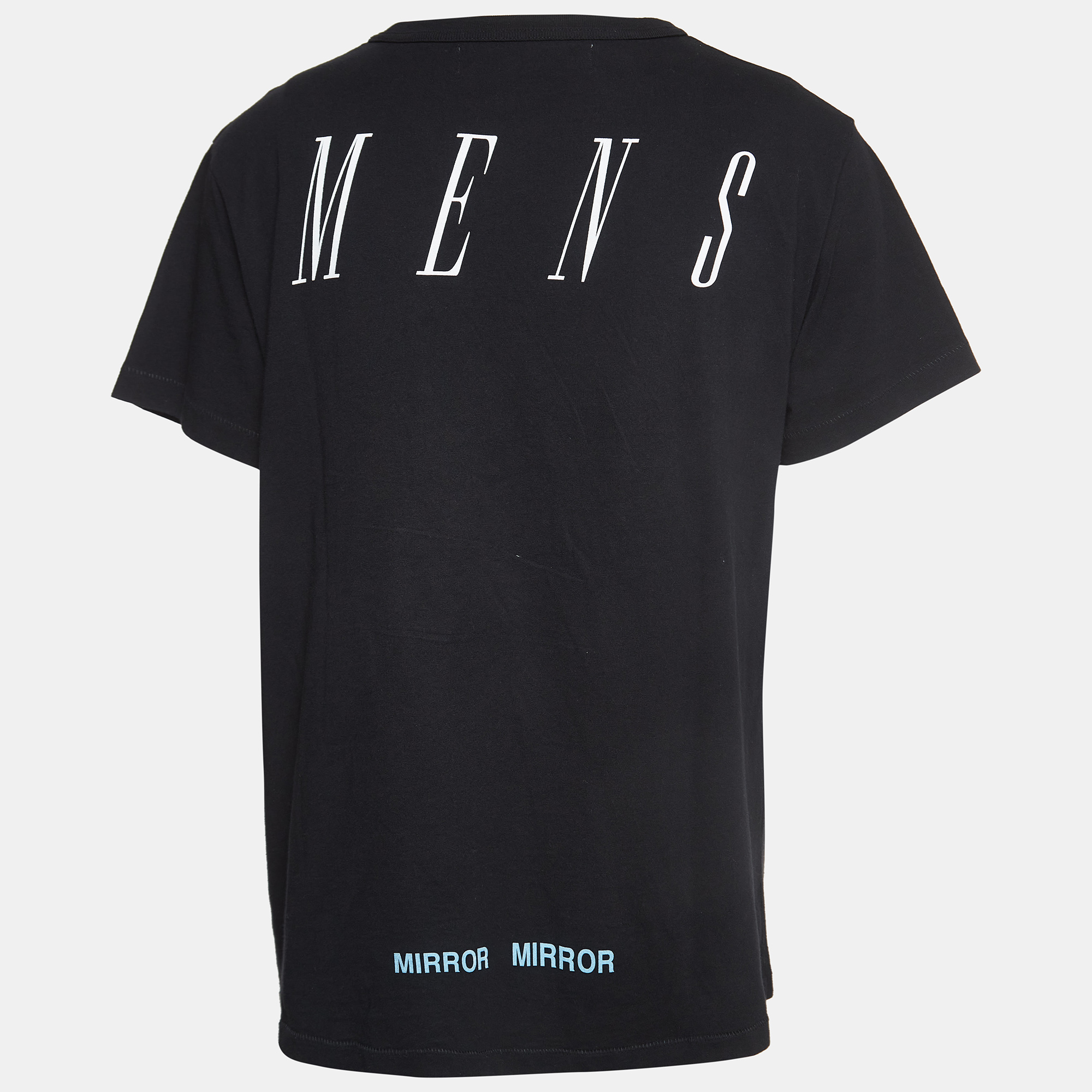 

Off-White Black Leaf Embroidered Cotton Crew Neck T-Shirt