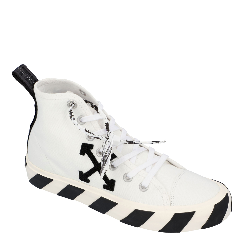 

Off-White White/Black Vulcanized Mid-top Sneakers Size EU