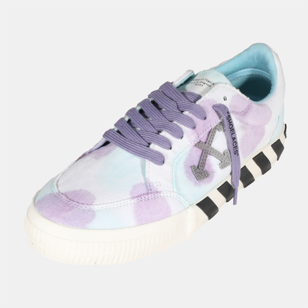 

Off-White Tie-Dye White/Lilac Vulcanized Sneakers Sneaker EU, Purple