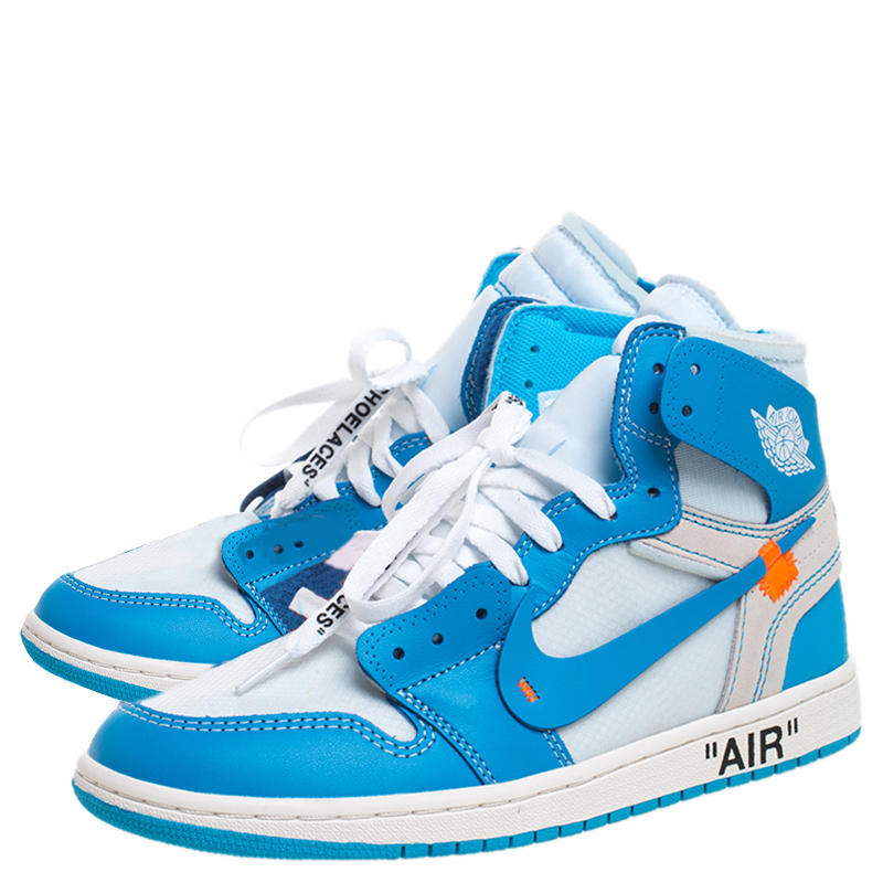 Nike x Off White Blue Leather/Mesh Air 
