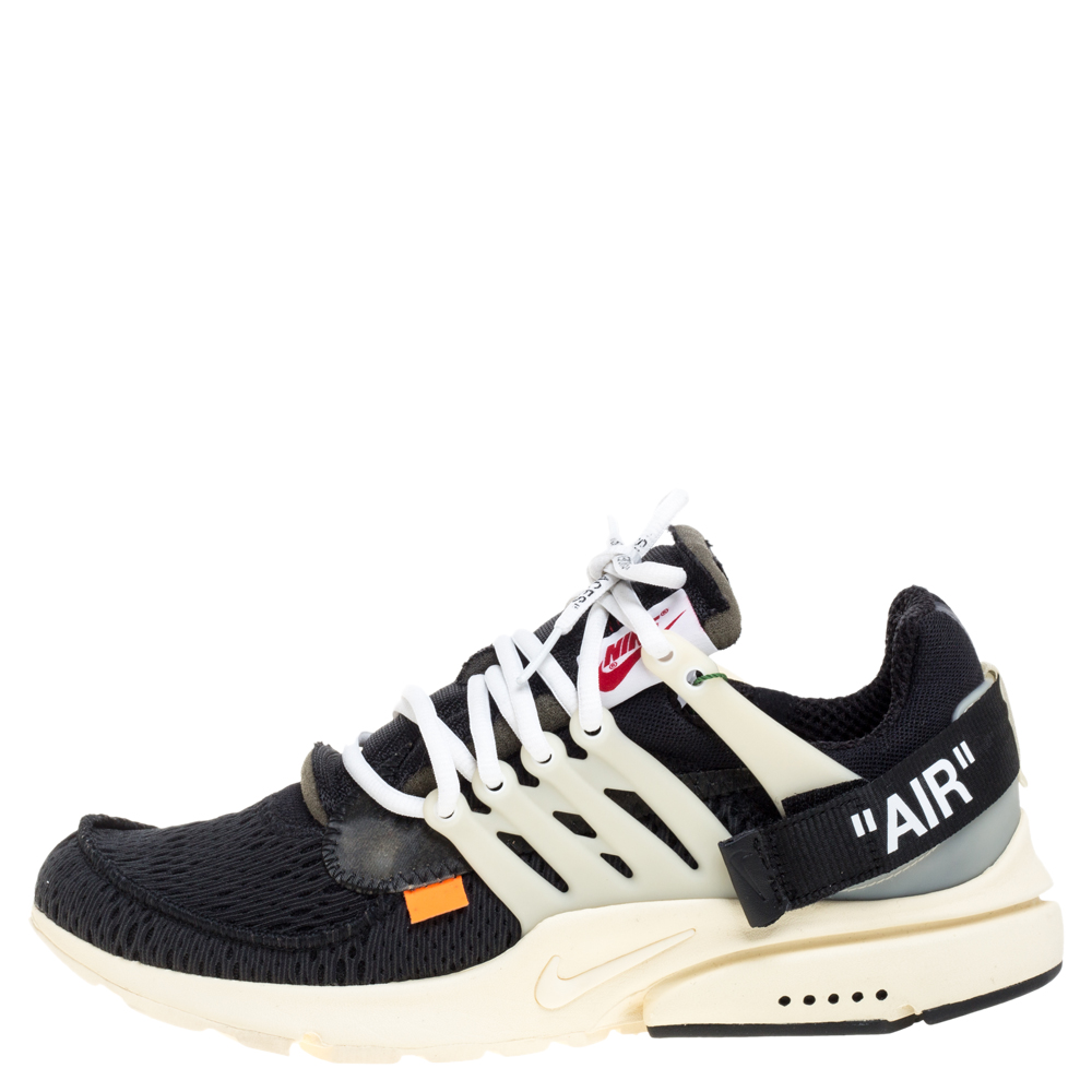 

Off White x Nike Black Mesh Fabric The 10 Nike Air Presto Sneakers Size