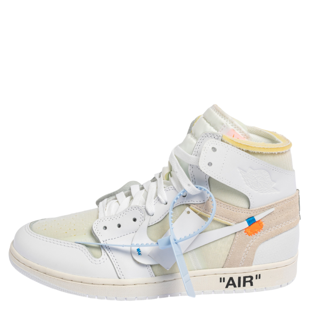 

Nike x Off-White Jordan 1 Retro High Top Sneakers Size