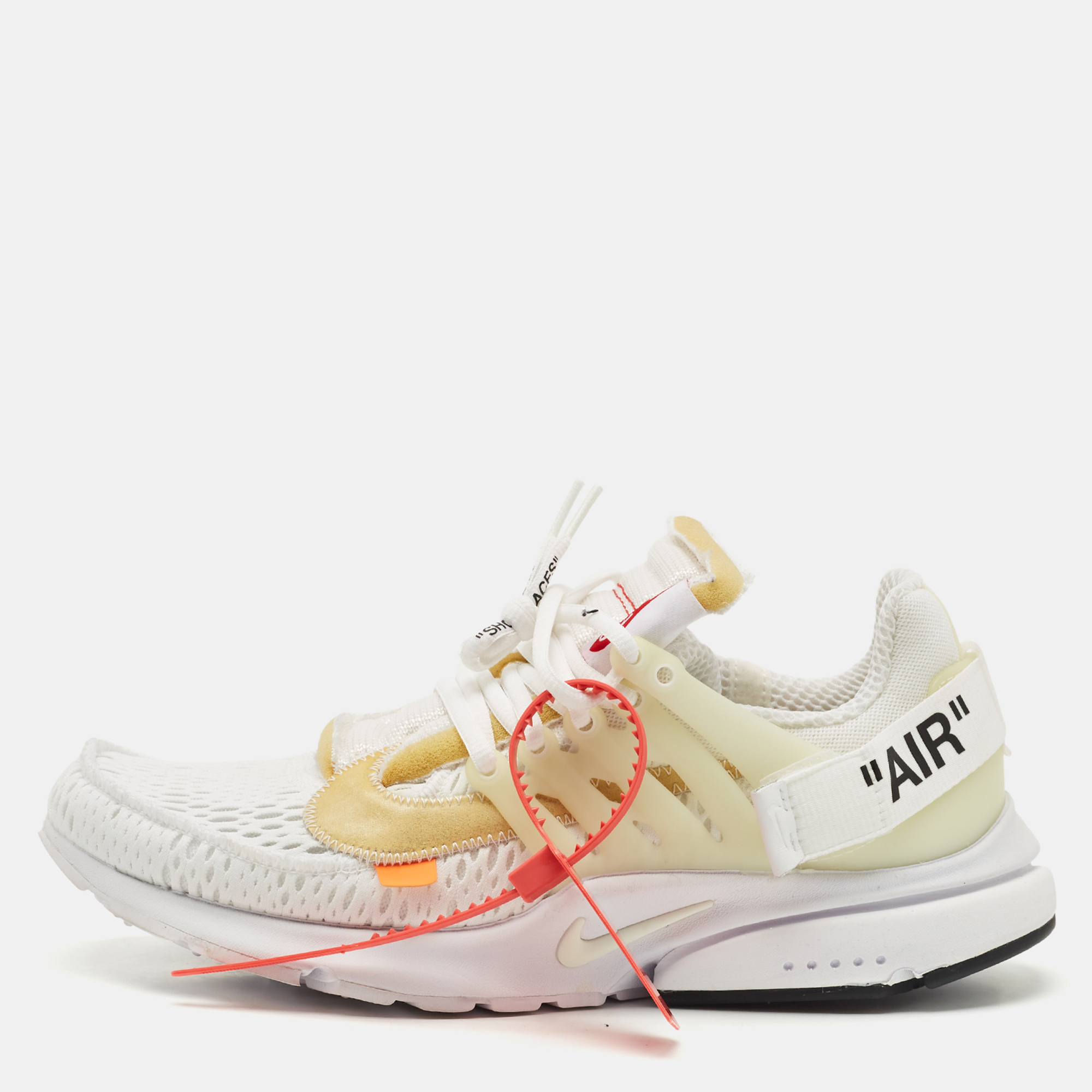 

Off-White x Nike White Mesh Air Presto Sneakers Size 42.5