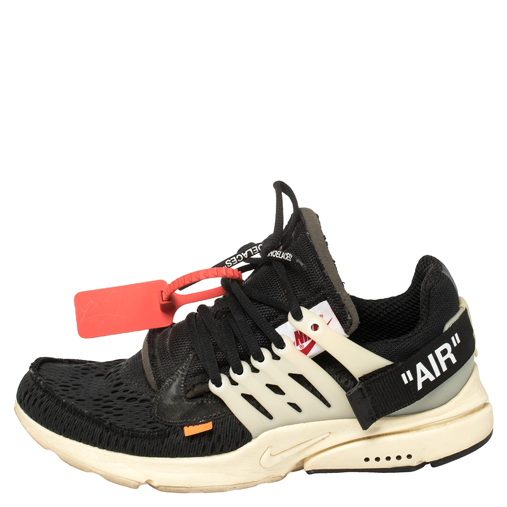 

Off White x Nike Black Mesh Fabric The 10 Nike Air Presto Sneakers Size