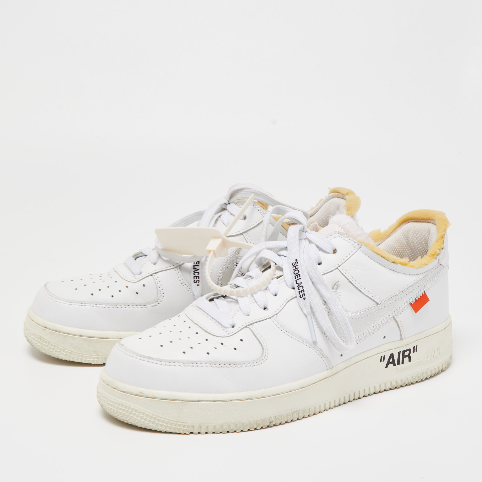 

Nike White Leather Nike Air Force 1 ComplexCon Sneakers Size