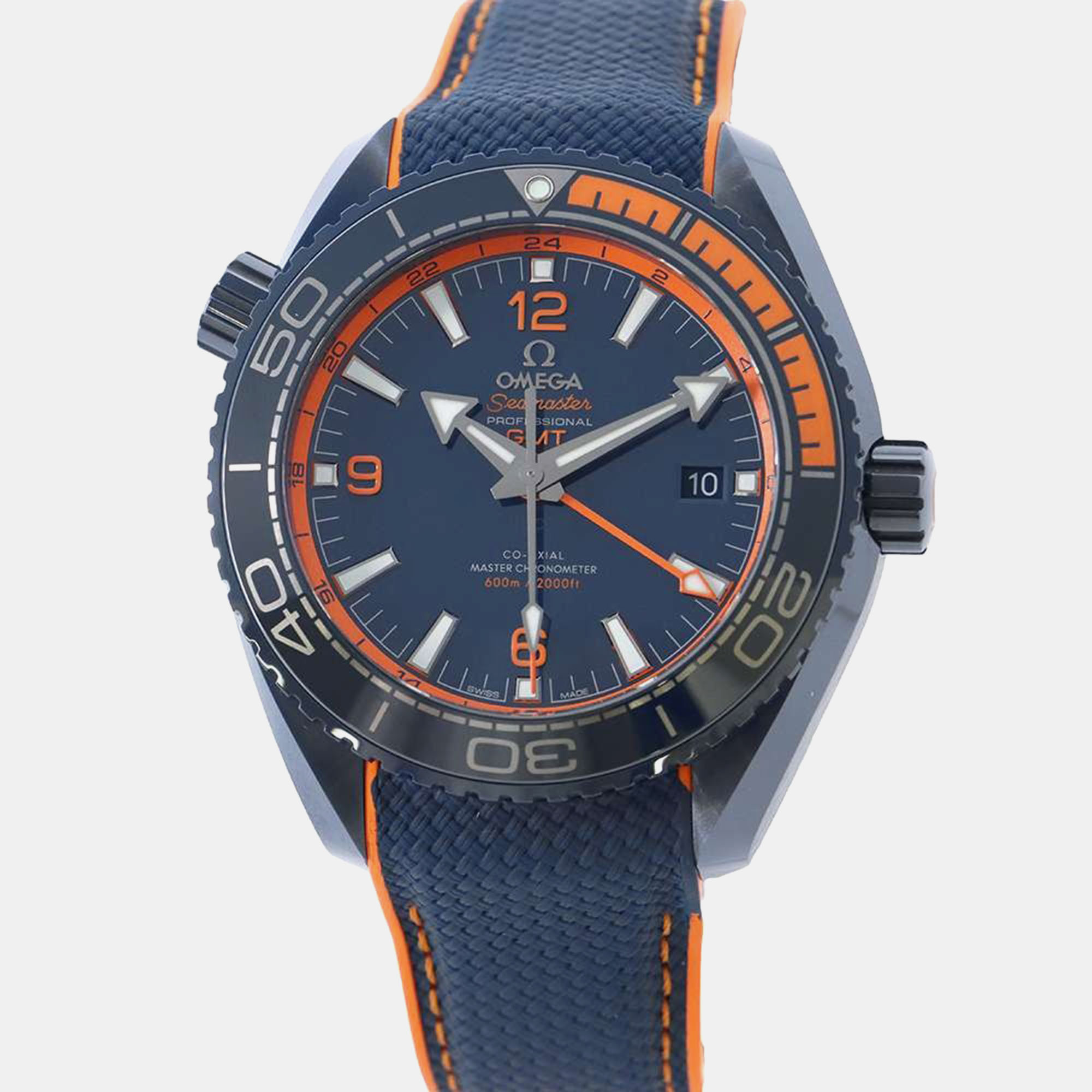 

Omega Blue Titanium Seamaster 215.92.46.22.03.001 Automatic Men's Wristwatch 45.5 mm