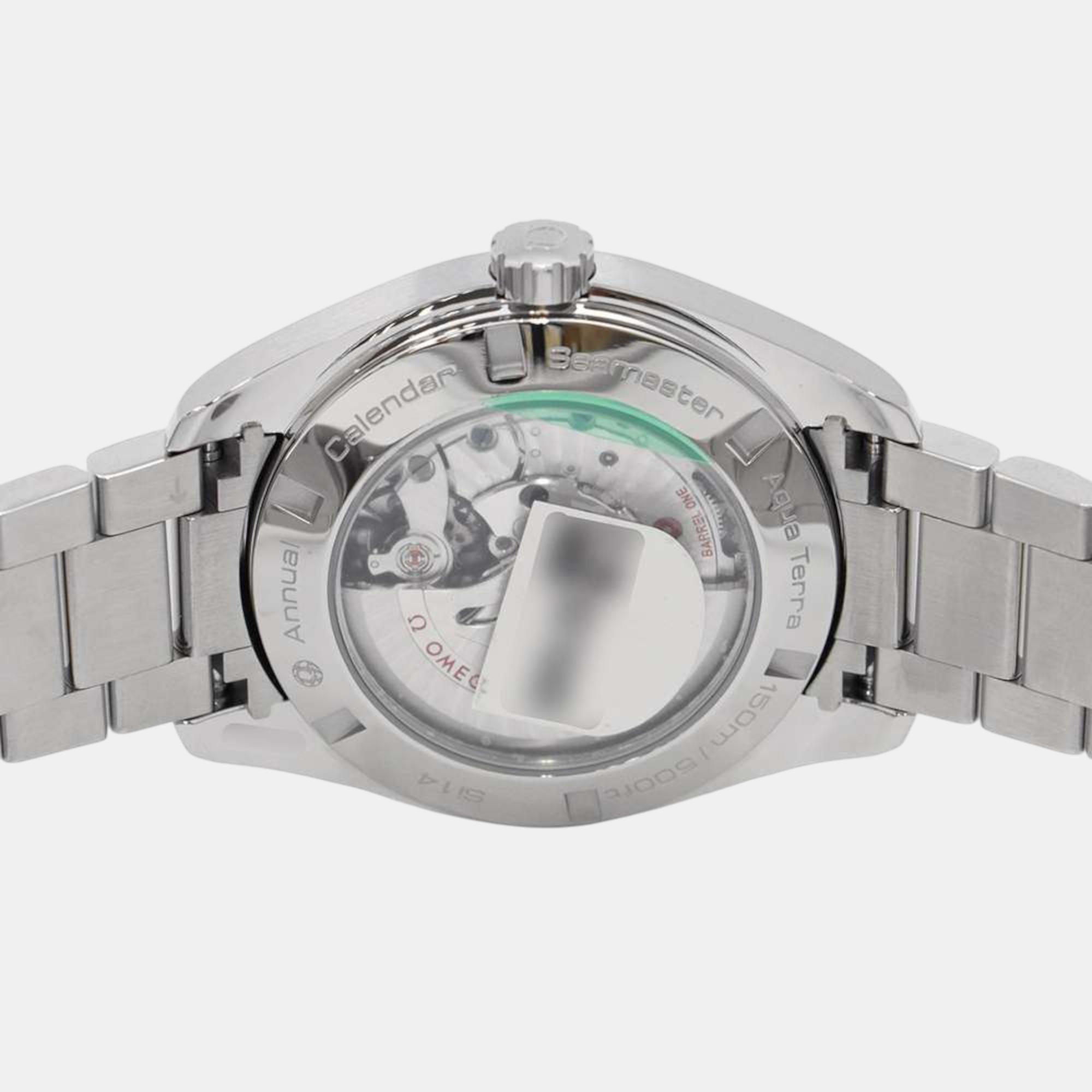 Omega Black Stainless Steel Seamaster Aqua Terra 231.10.43.22.01.002 Automatic Men`s Wristwatch 43 mm 
