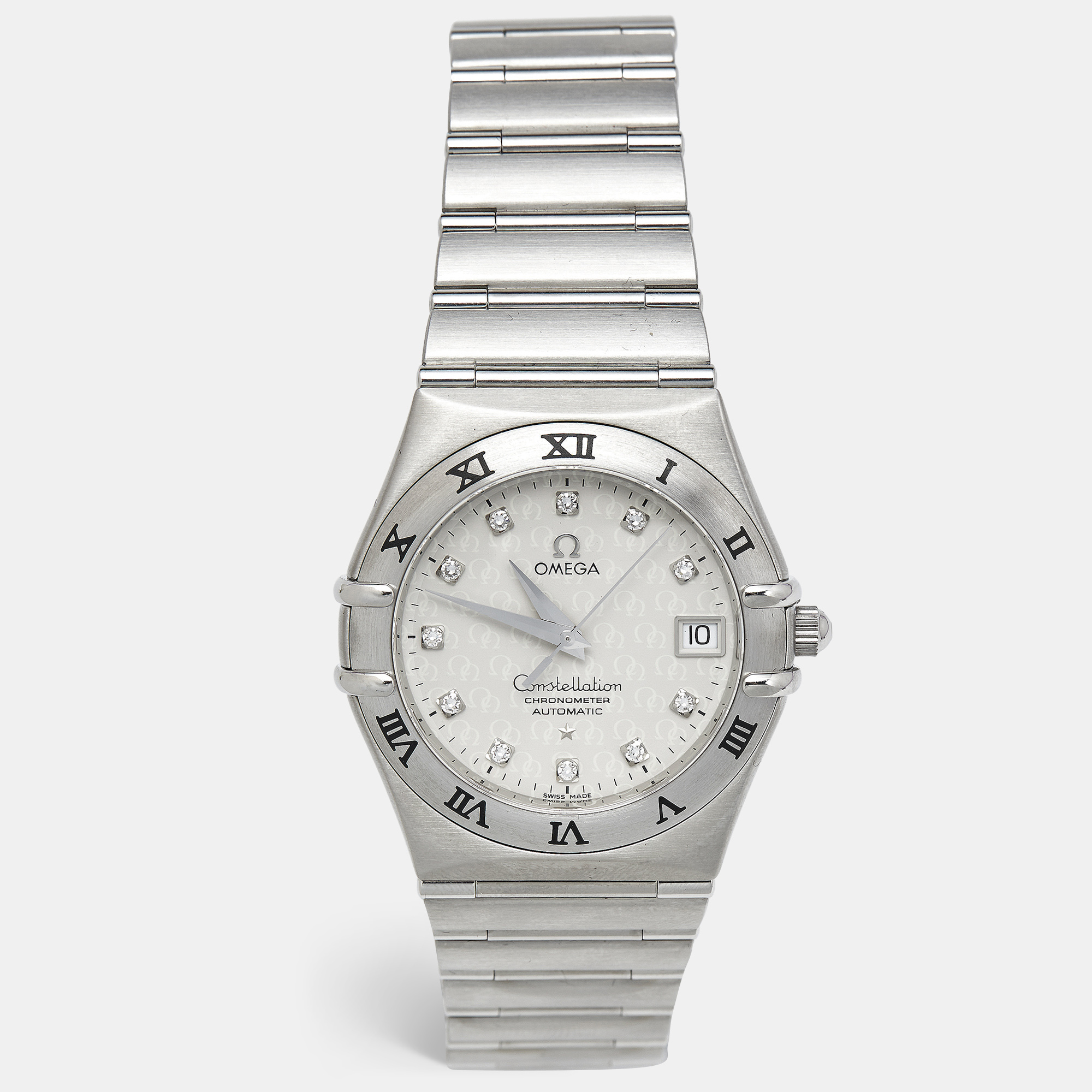 

Omega Silver Diamonds Stainless Steel Constellation