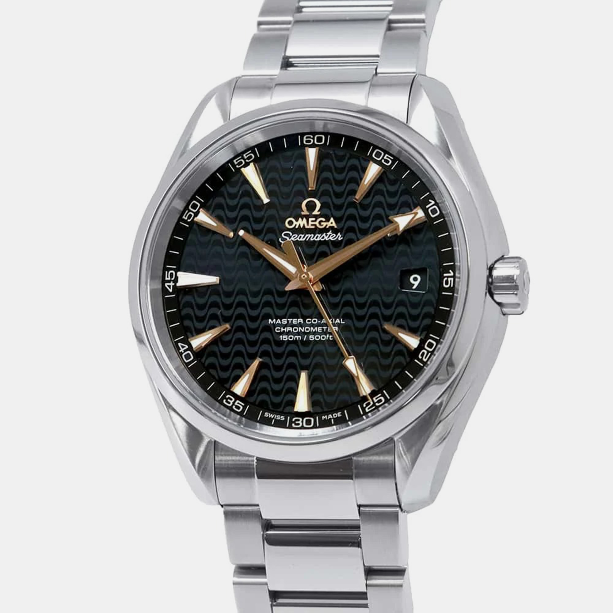 

Omega Black Stainless Steel Seamaster Aqua Terra 231.10.42.21.01.006 Automatic Men's Wristwatch 41.5 mm