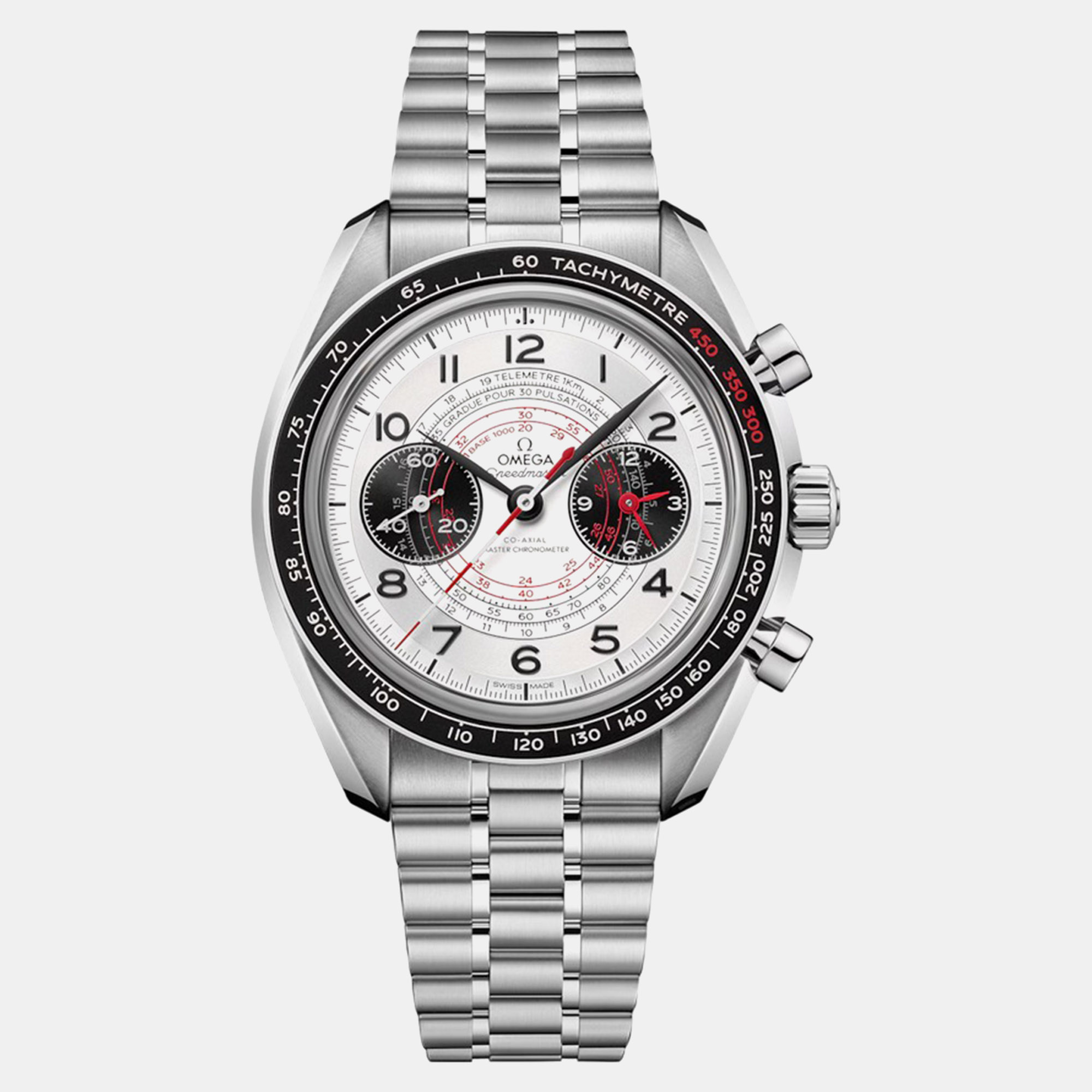 Omega Speedmaster 329.30.43.51.02.002 White Stainless Steel Manual Winding Men Wristwatch 43mm