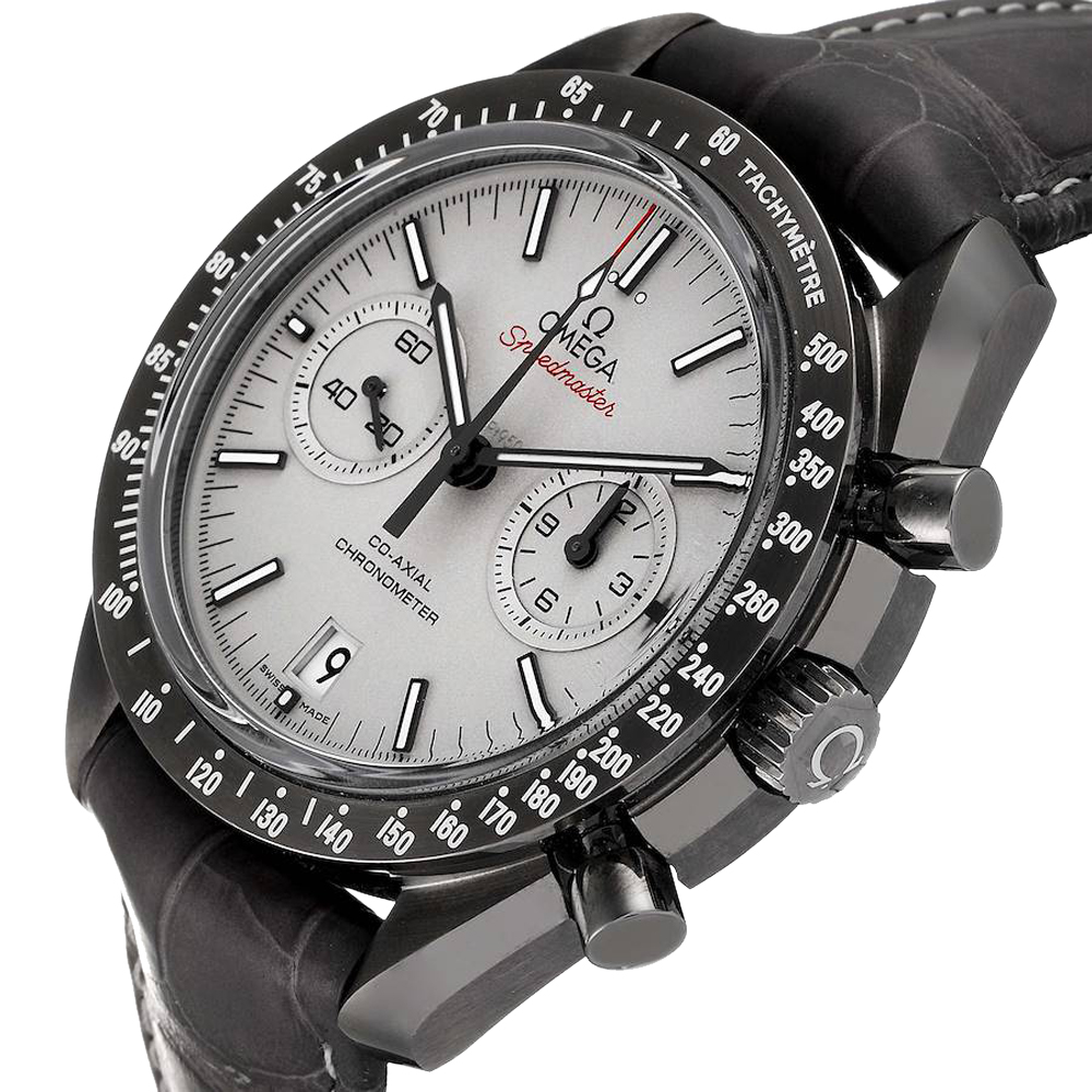 

Omega Platinum Ceramic Speedmaster Grey Side of the Moon 311.93.44.51.99.001 Men's Wristwatch 44 MM